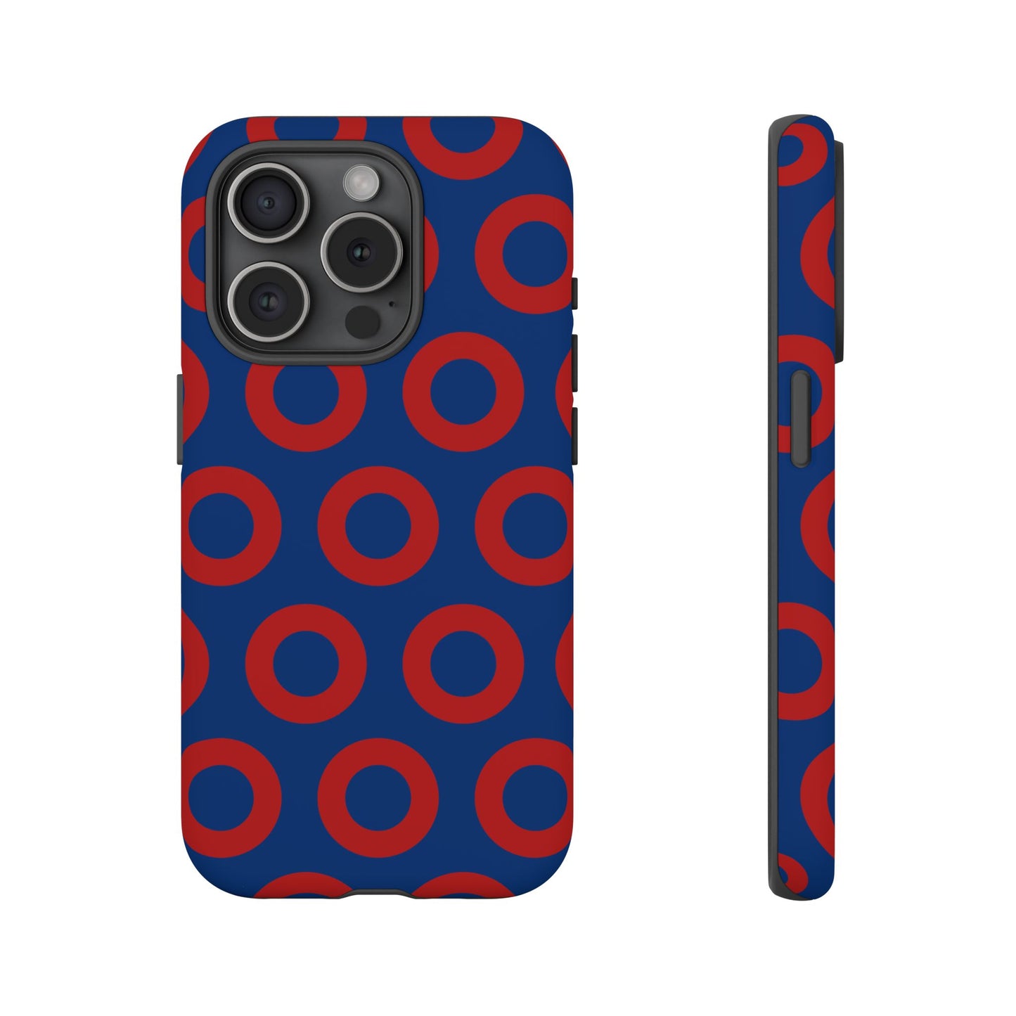 Fishman Donut Phone Case | Red/Blue | iPhone, Google, Samsung