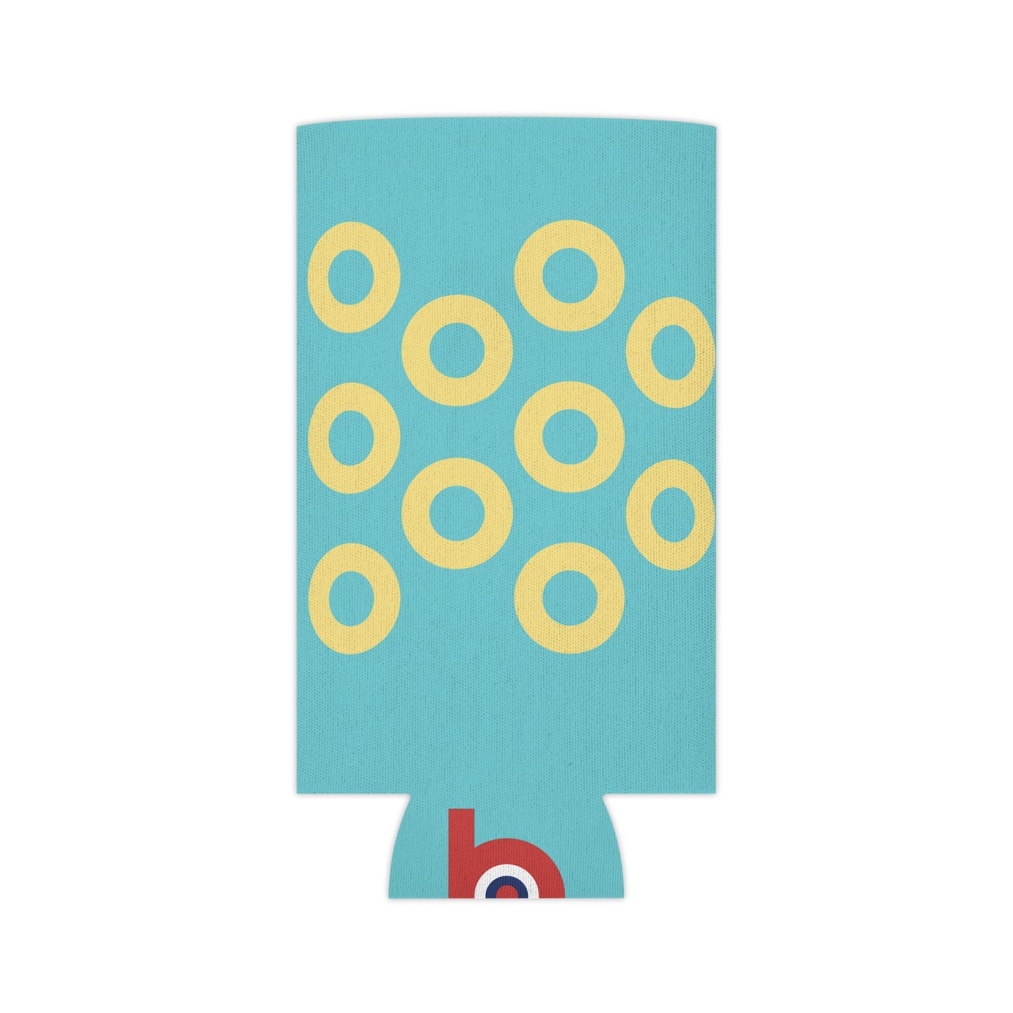 Phish Donut Koozie | Turquoise/ Yellow | Can Cooler Sleeve