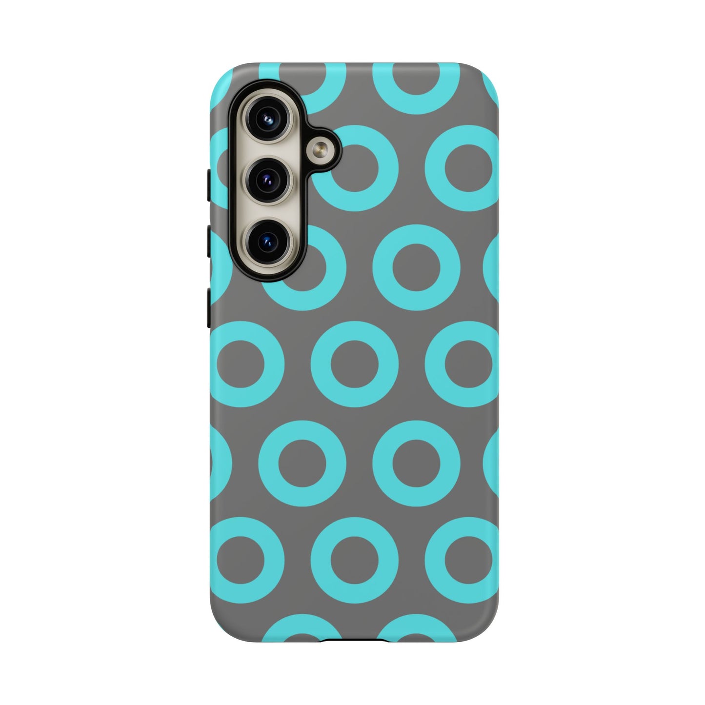 Fishman Donut Phone Case | Turquoise/Gray | | iPhone, Google, Samsung |