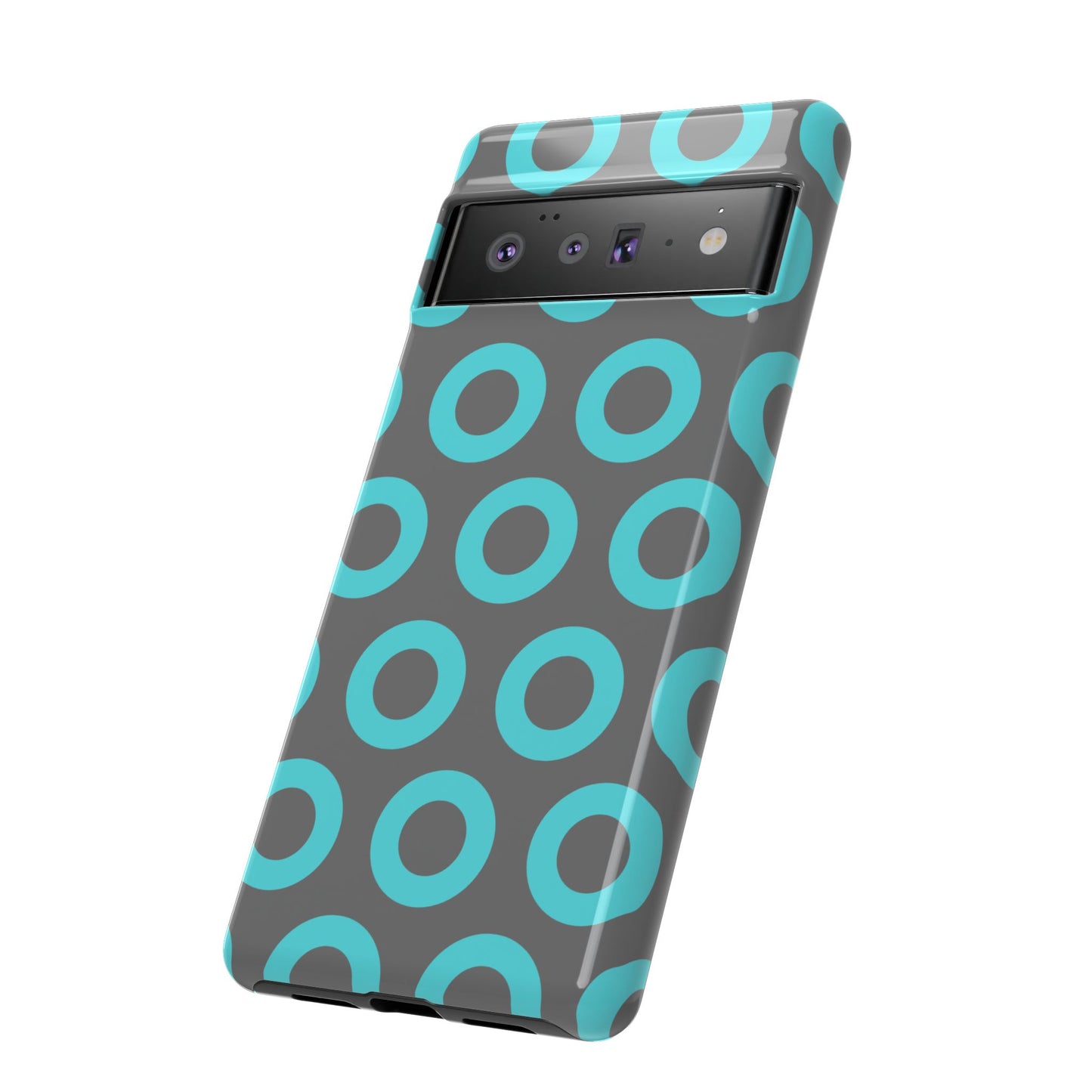 Fishman Donut Phone Case | Turquoise/Gray | | iPhone, Google, Samsung |