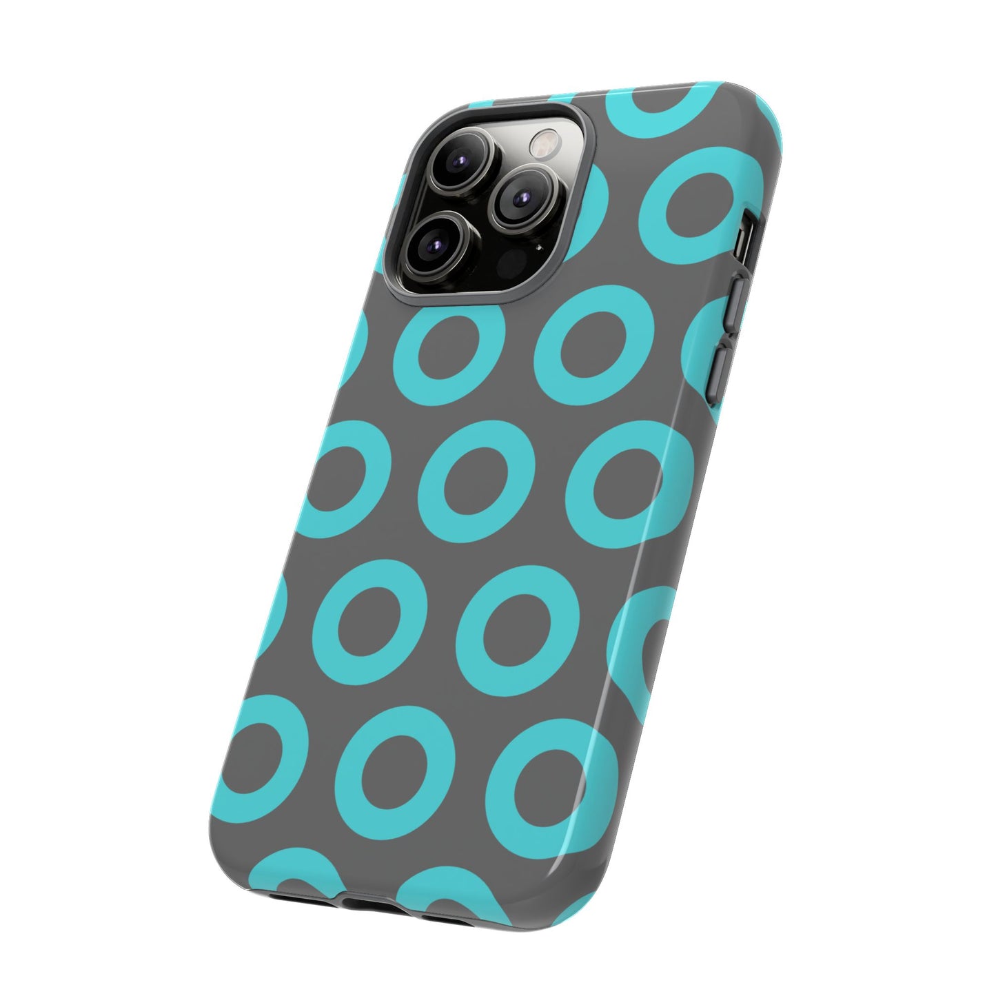 Fishman Donut Phone Case | Turquoise/Gray | | iPhone, Google, Samsung |