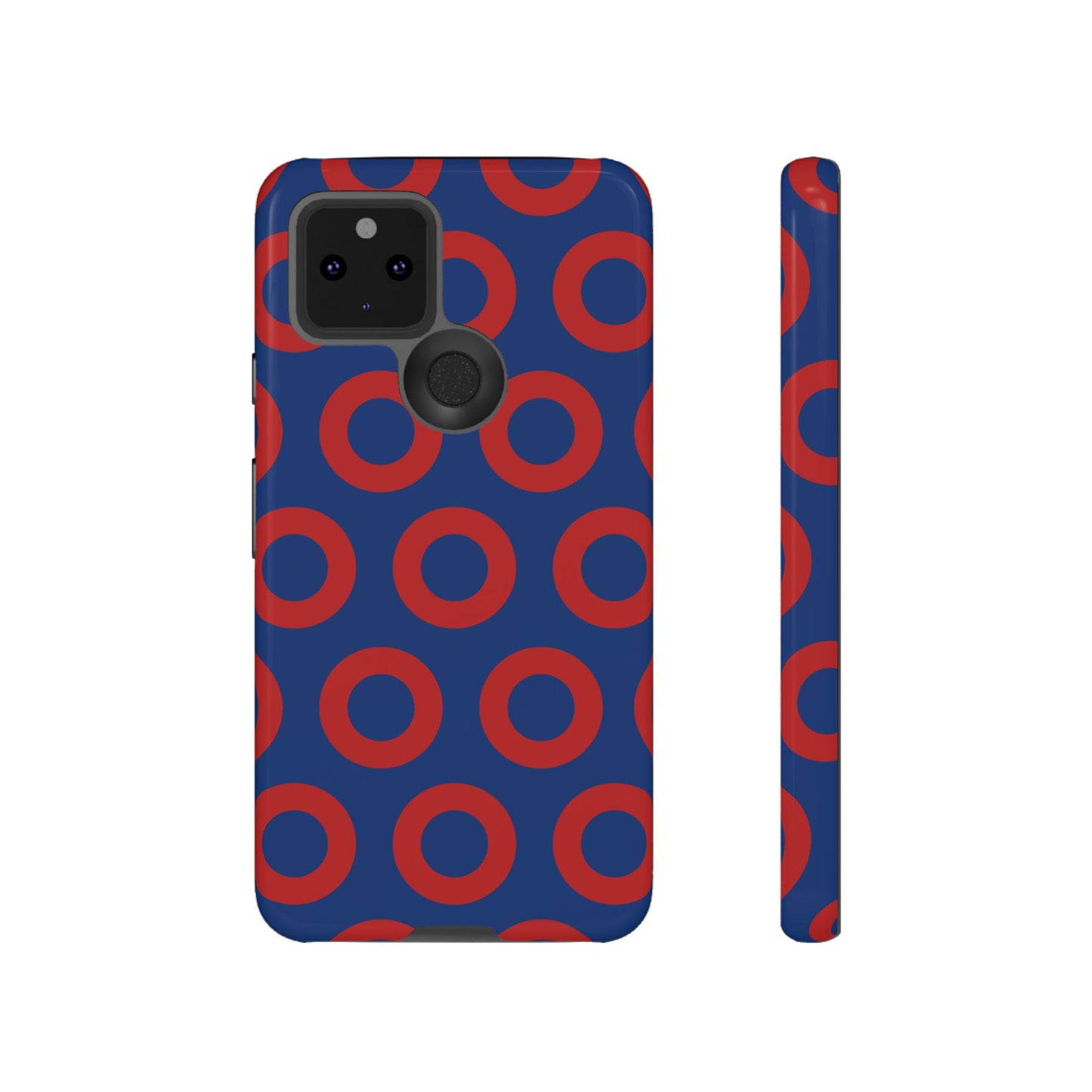 Fishman Donut Phone Case | Red/Blue | iPhone, Google, Samsung