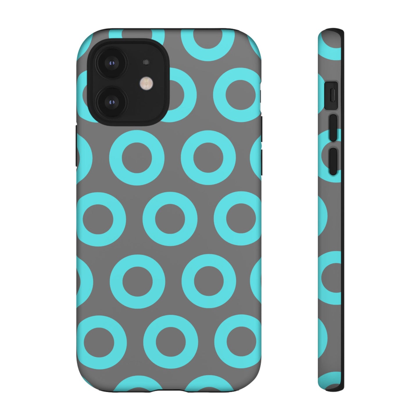 Fishman Donut Phone Case | Turquoise/Gray | | iPhone, Google, Samsung |