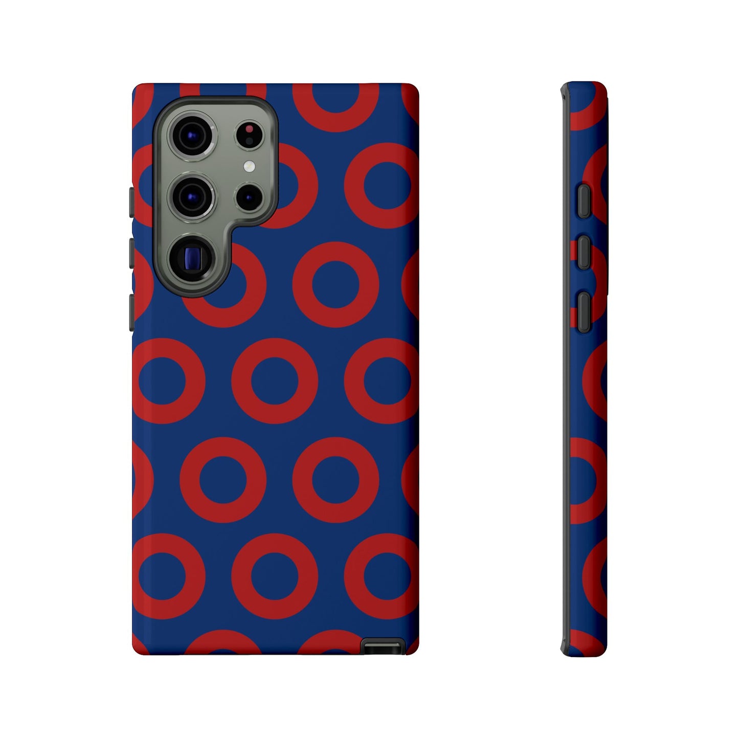 Fishman Donut Phone Case | Red/Blue | iPhone, Google, Samsung