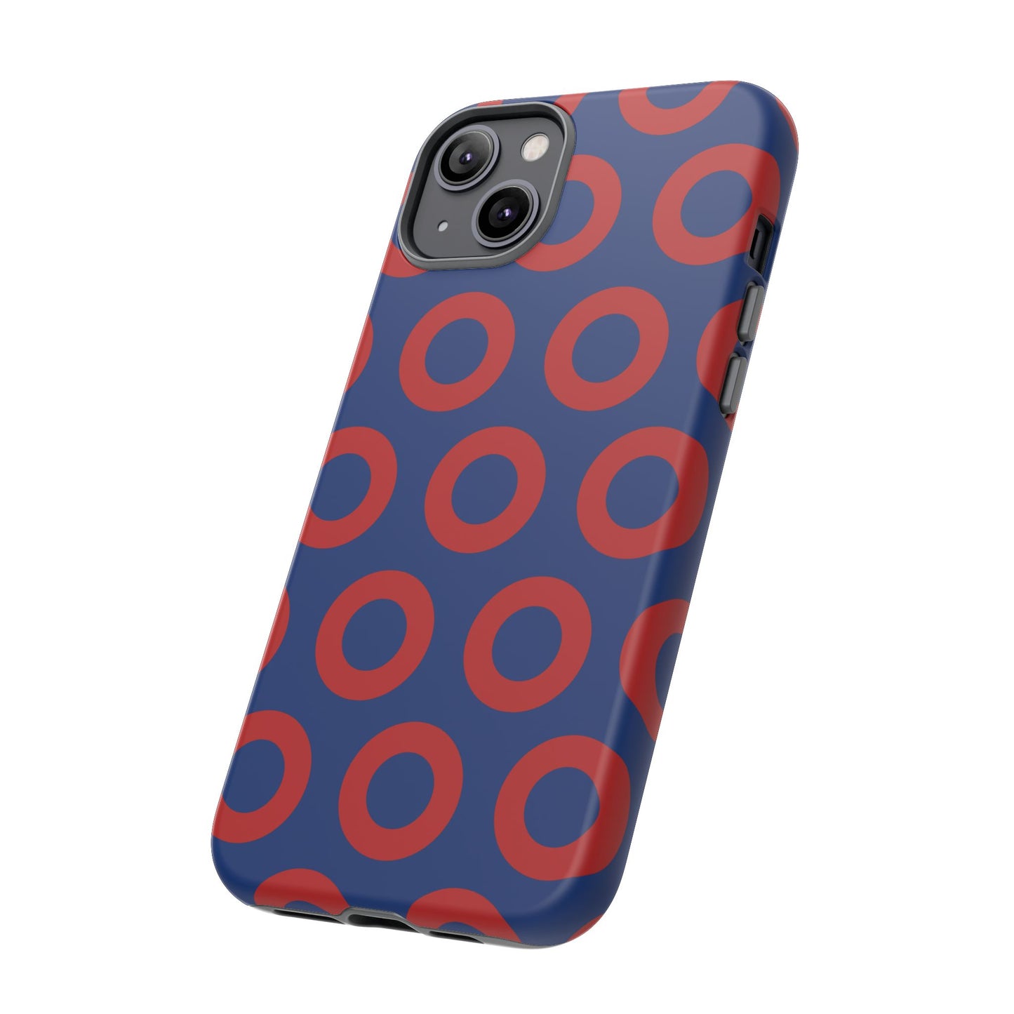 Fishman Donut Phone Case | Red/Blue | iPhone, Google, Samsung