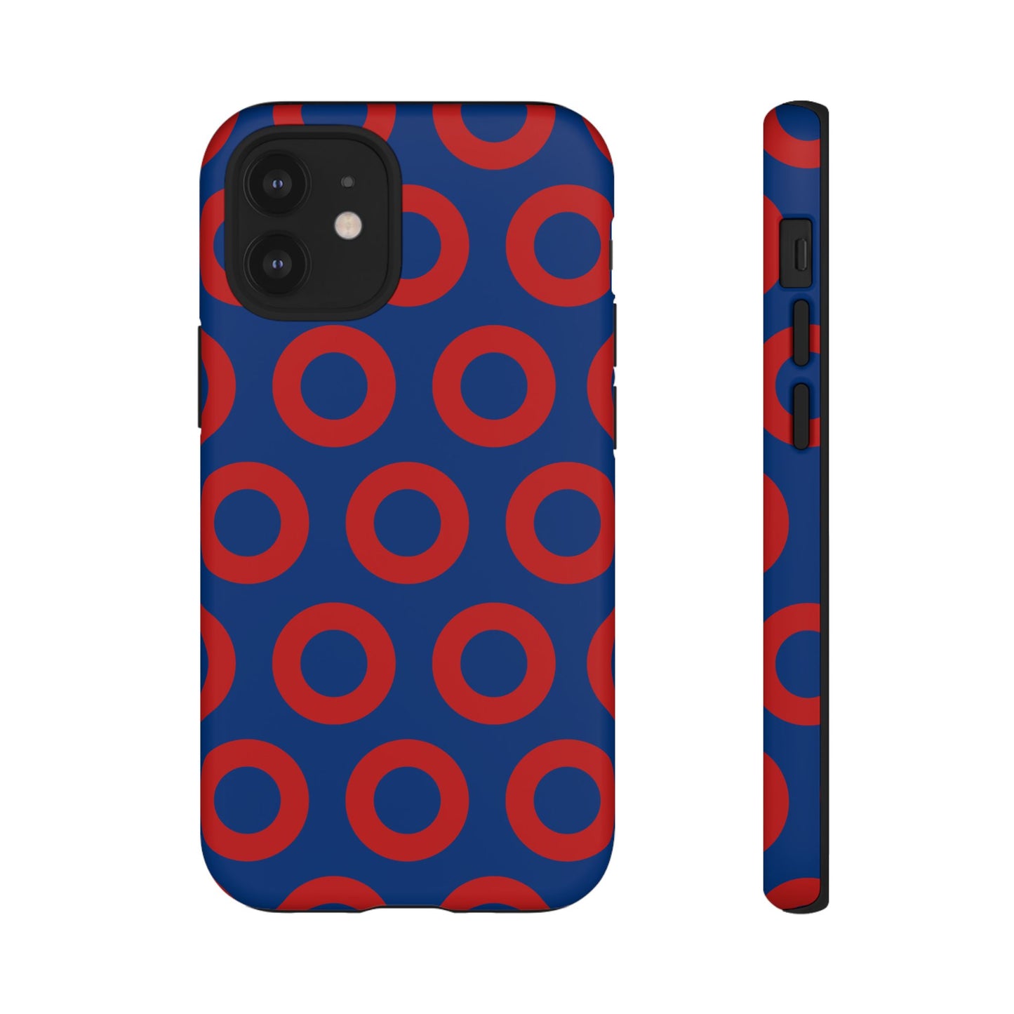 Fishman Donut Phone Case | Red/Blue | iPhone, Google, Samsung