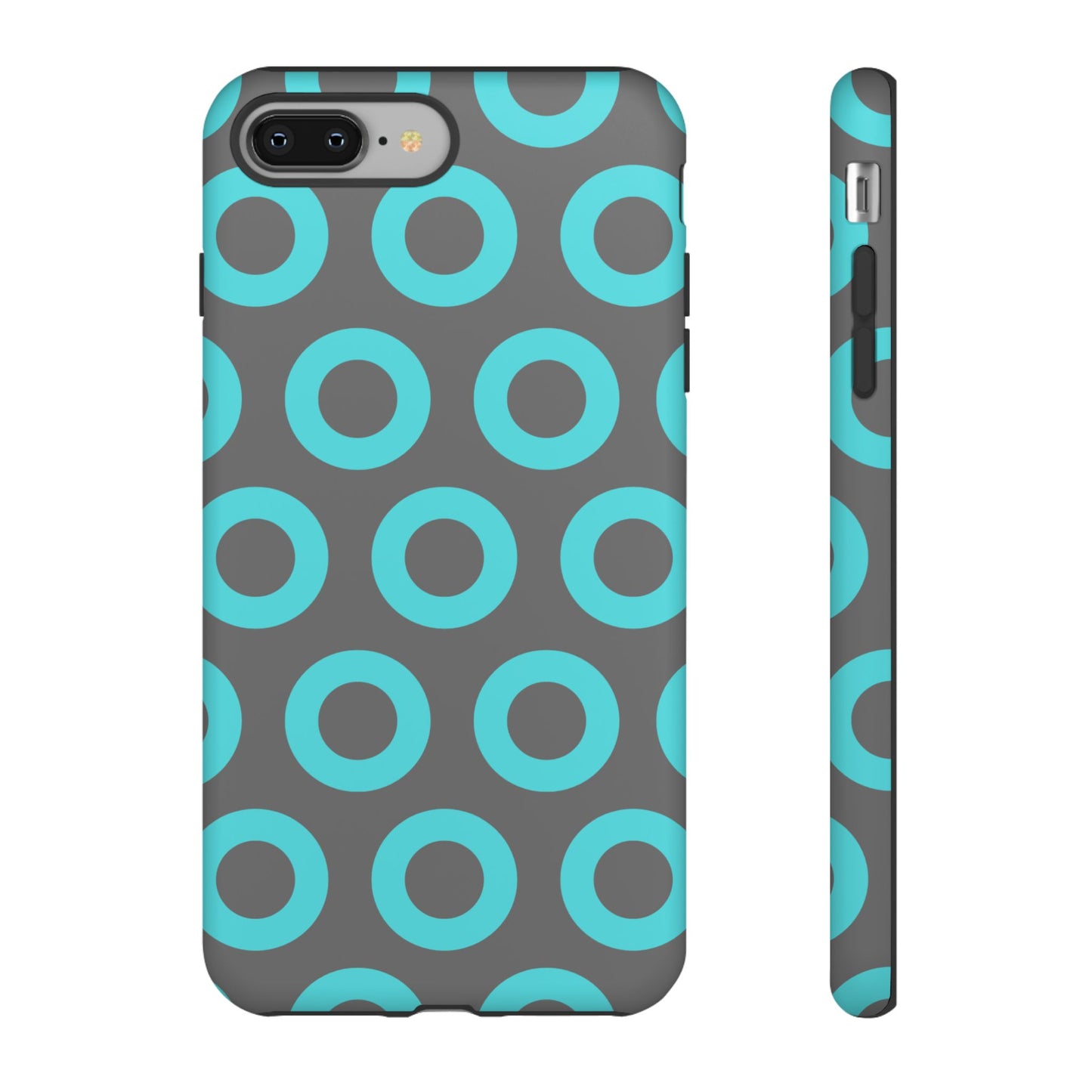 Fishman Donut Phone Case | Turquoise/Gray | | iPhone, Google, Samsung |