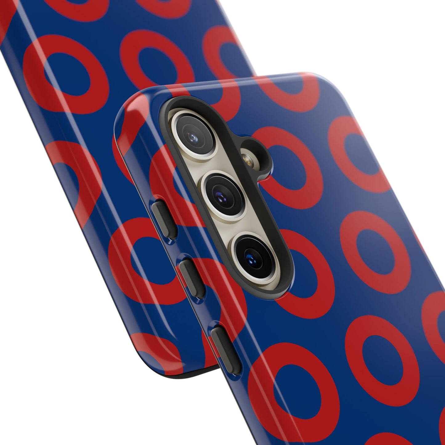 Fishman Donut Phone Case | Red/Blue | iPhone, Google, Samsung