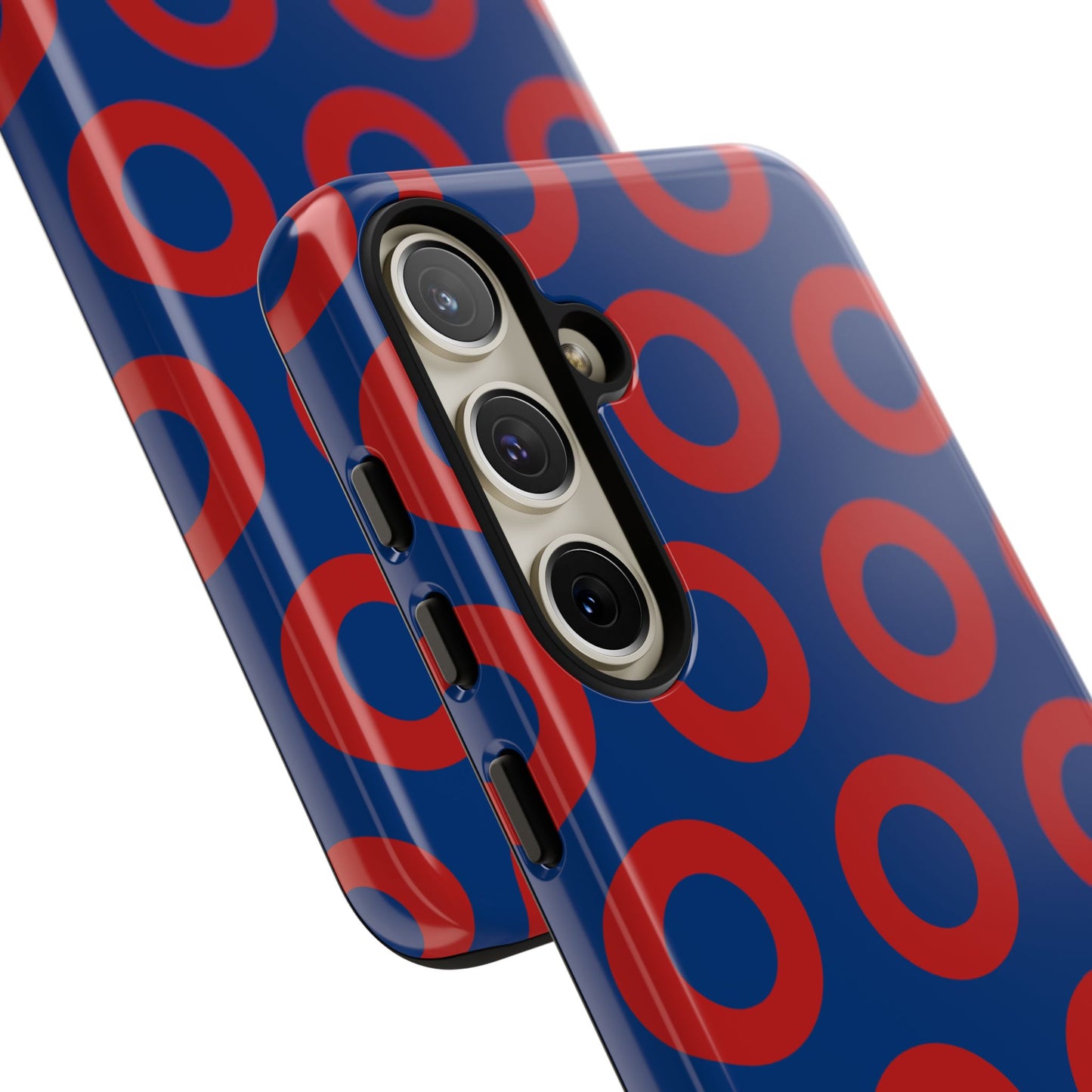 Fishman Donut Phone Case | Red/Blue | iPhone, Google, Samsung