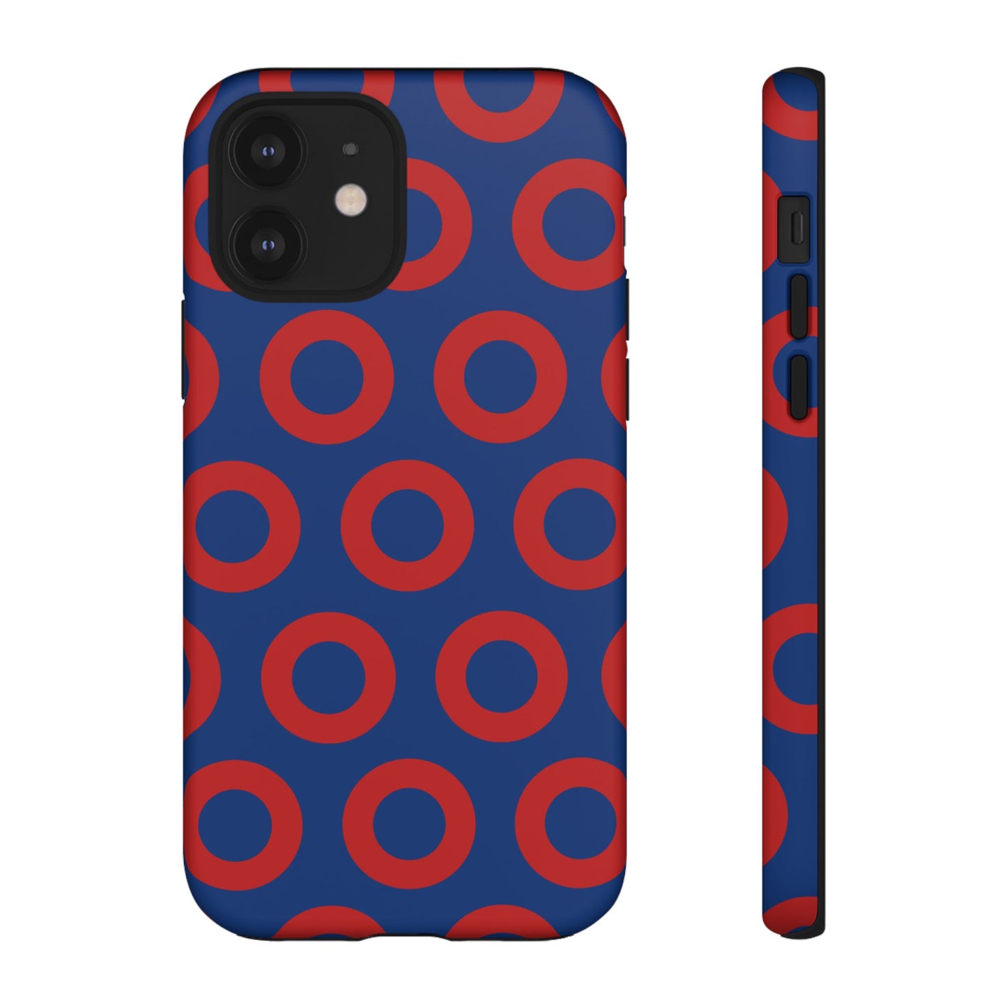 Fishman Donut Phone Case | Red/Blue | iPhone, Google, Samsung