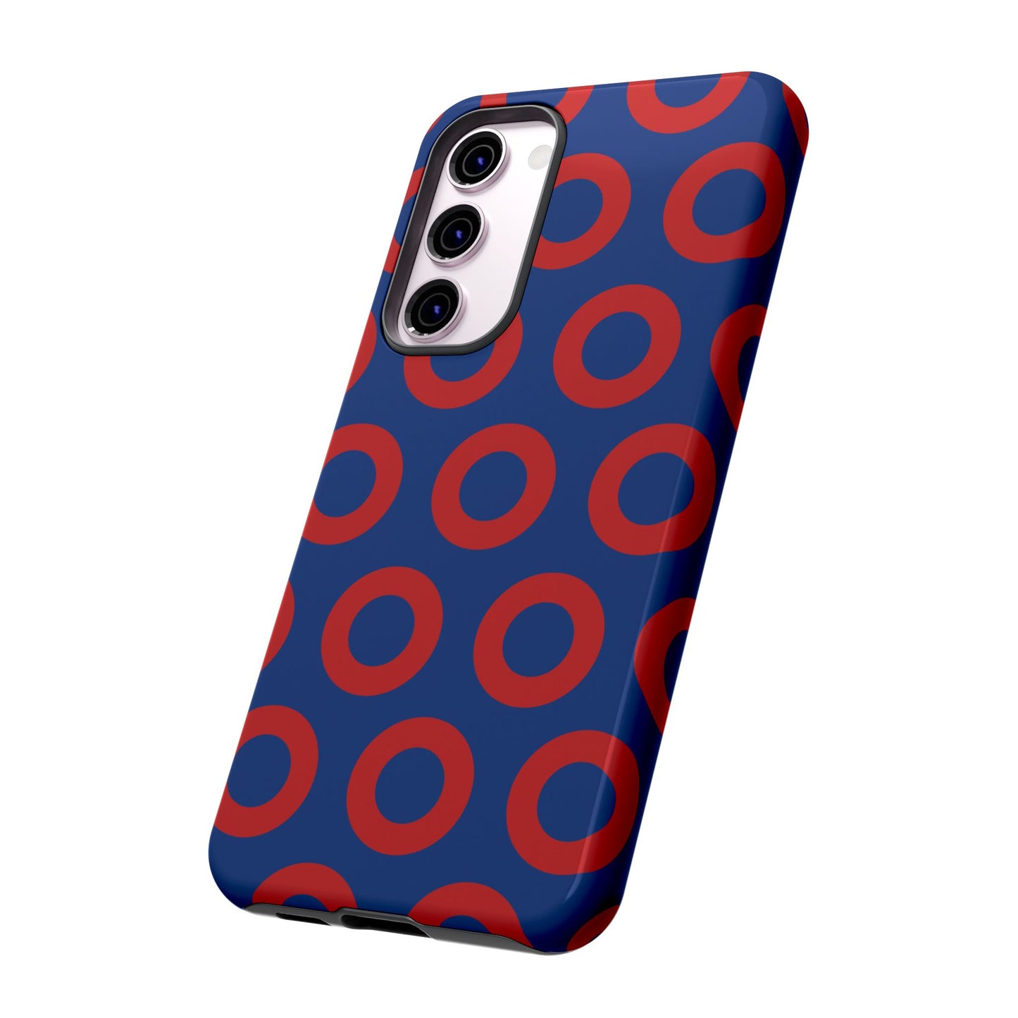 Fishman Donut Phone Case | Red/Blue | iPhone, Google, Samsung