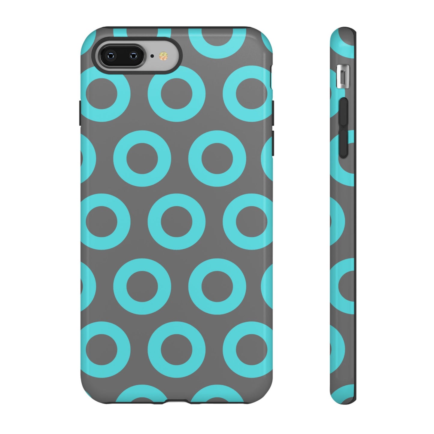 Fishman Donut Phone Case | Turquoise/Gray | | iPhone, Google, Samsung |