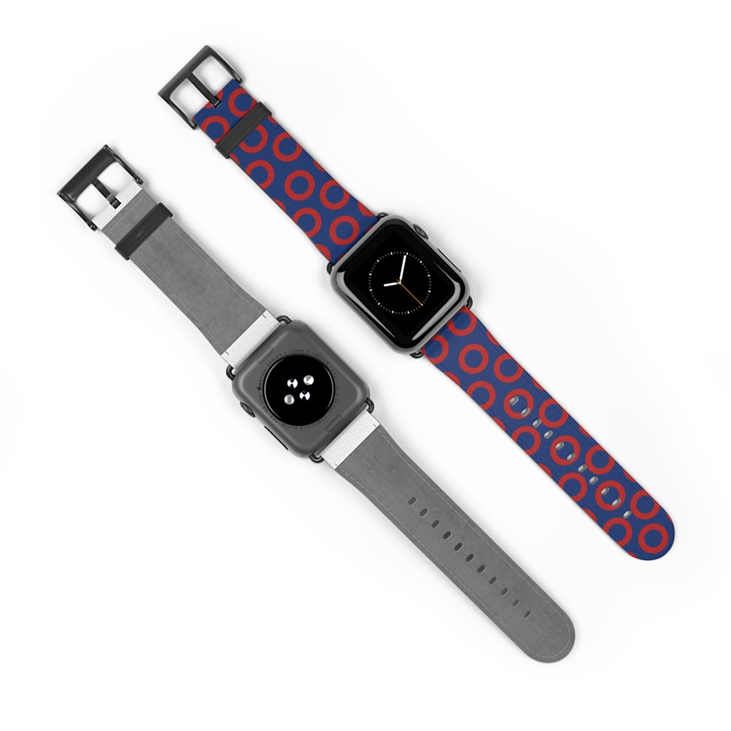 Fishman Donut Apple Watch Band | Red/Blue | 2 lengths available