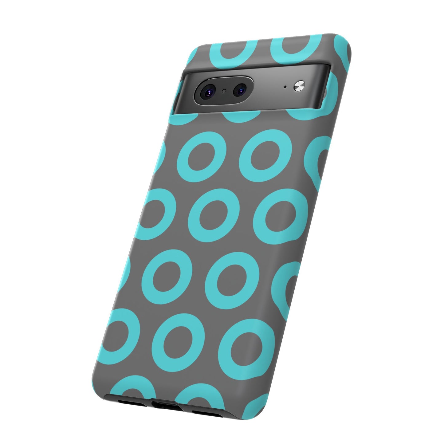 Fishman Donut Phone Case | Turquoise/Gray | | iPhone, Google, Samsung |