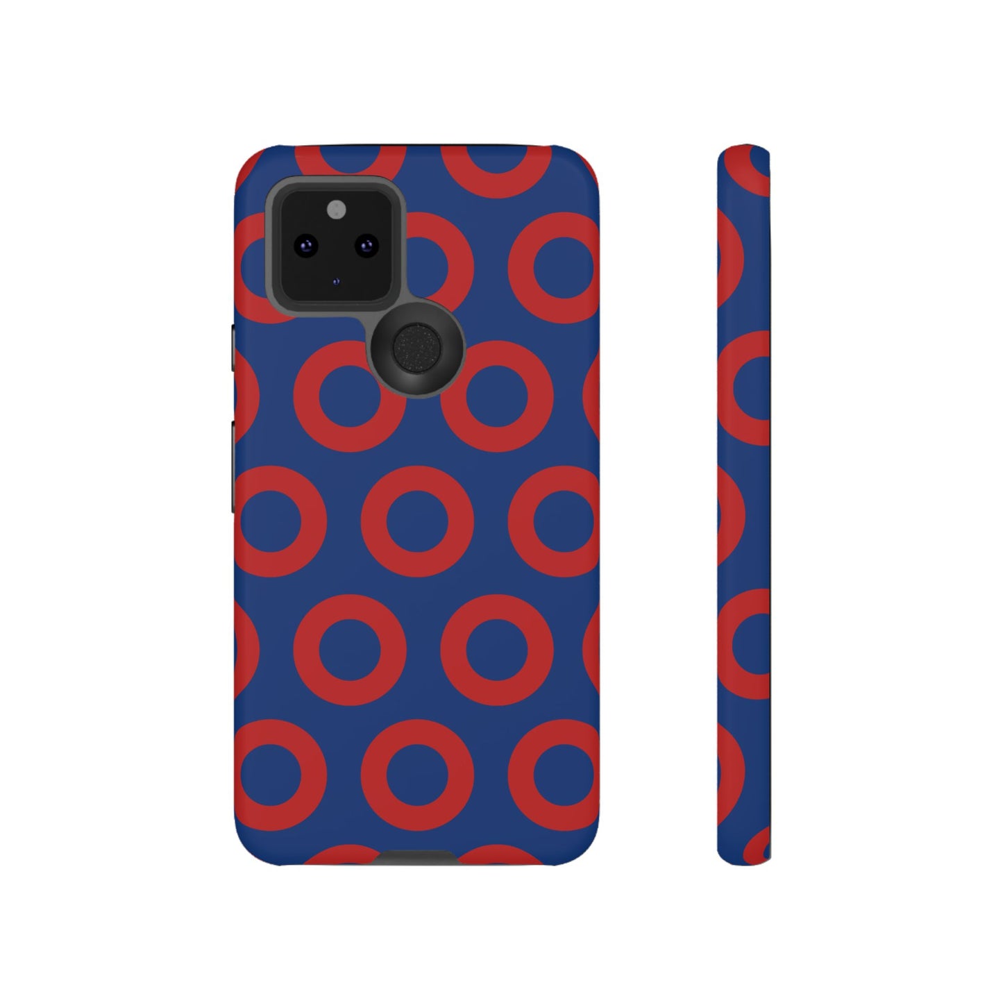 Fishman Donut Phone Case | Red/Blue | iPhone, Google, Samsung