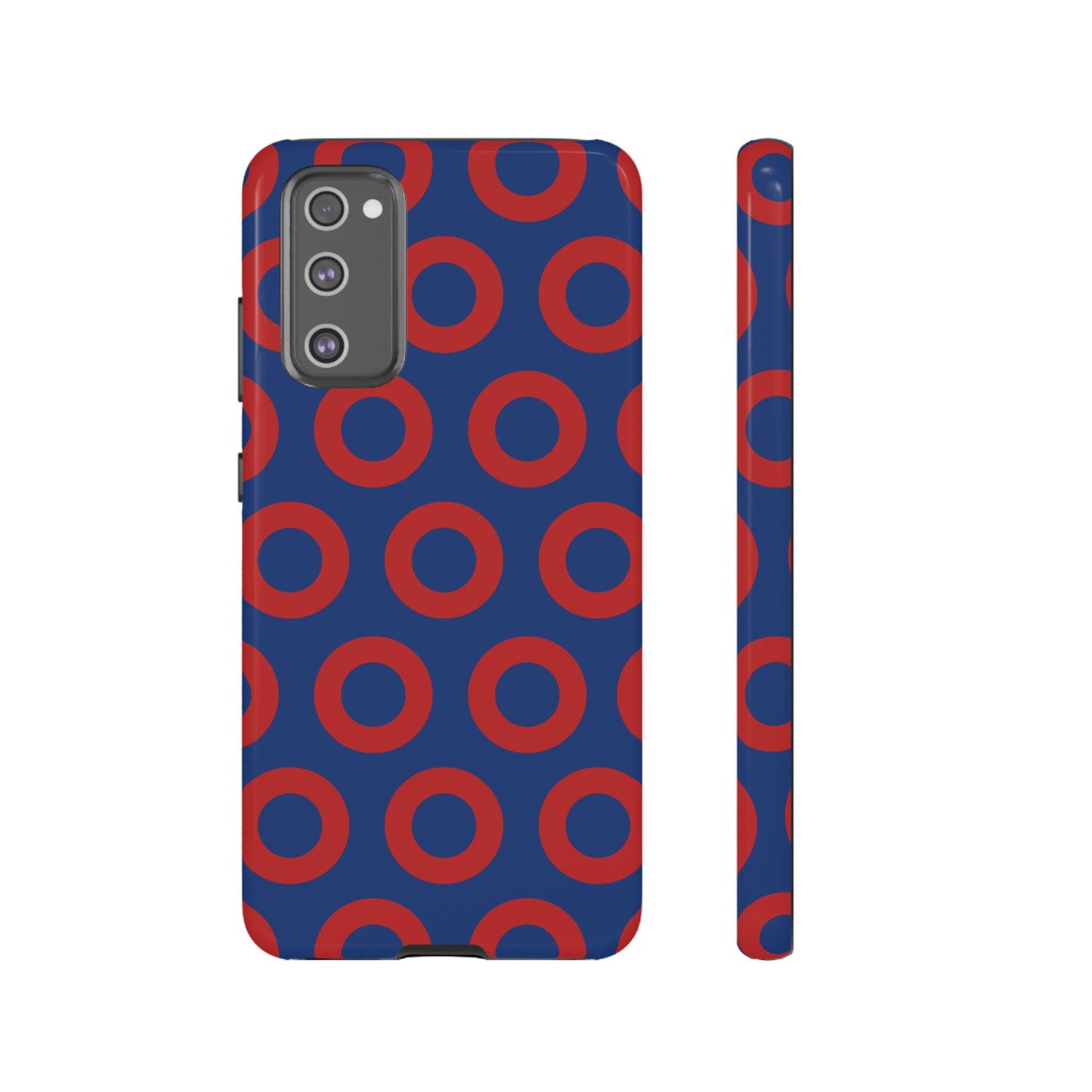 Fishman Donut Phone Case | Red/Blue | iPhone, Google, Samsung