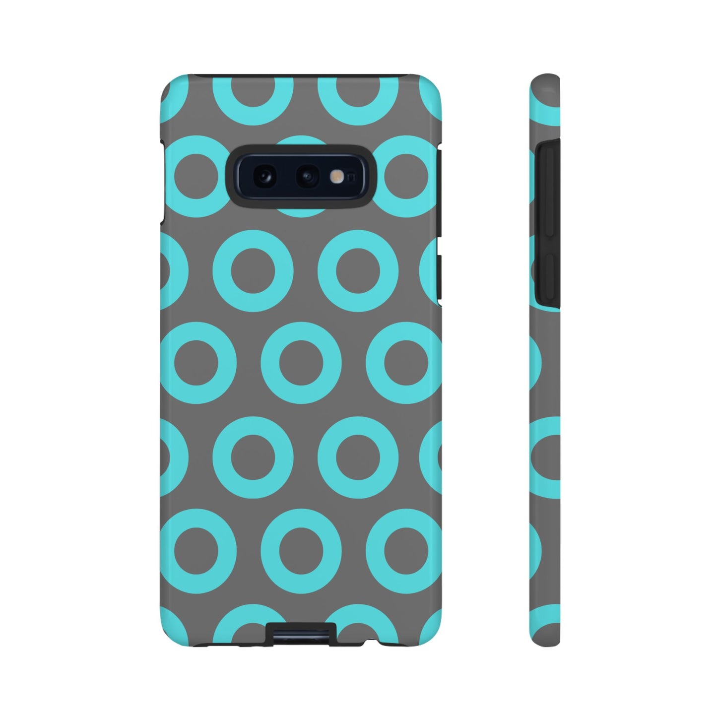 Fishman Donut Phone Case | Turquoise/Gray | | iPhone, Google, Samsung |