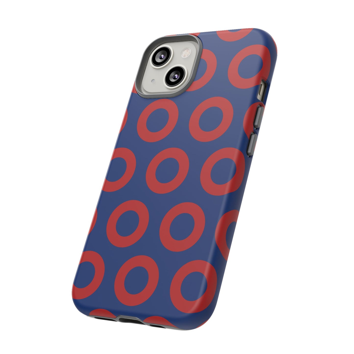 Fishman Donut Phone Case | Red/Blue | iPhone, Google, Samsung