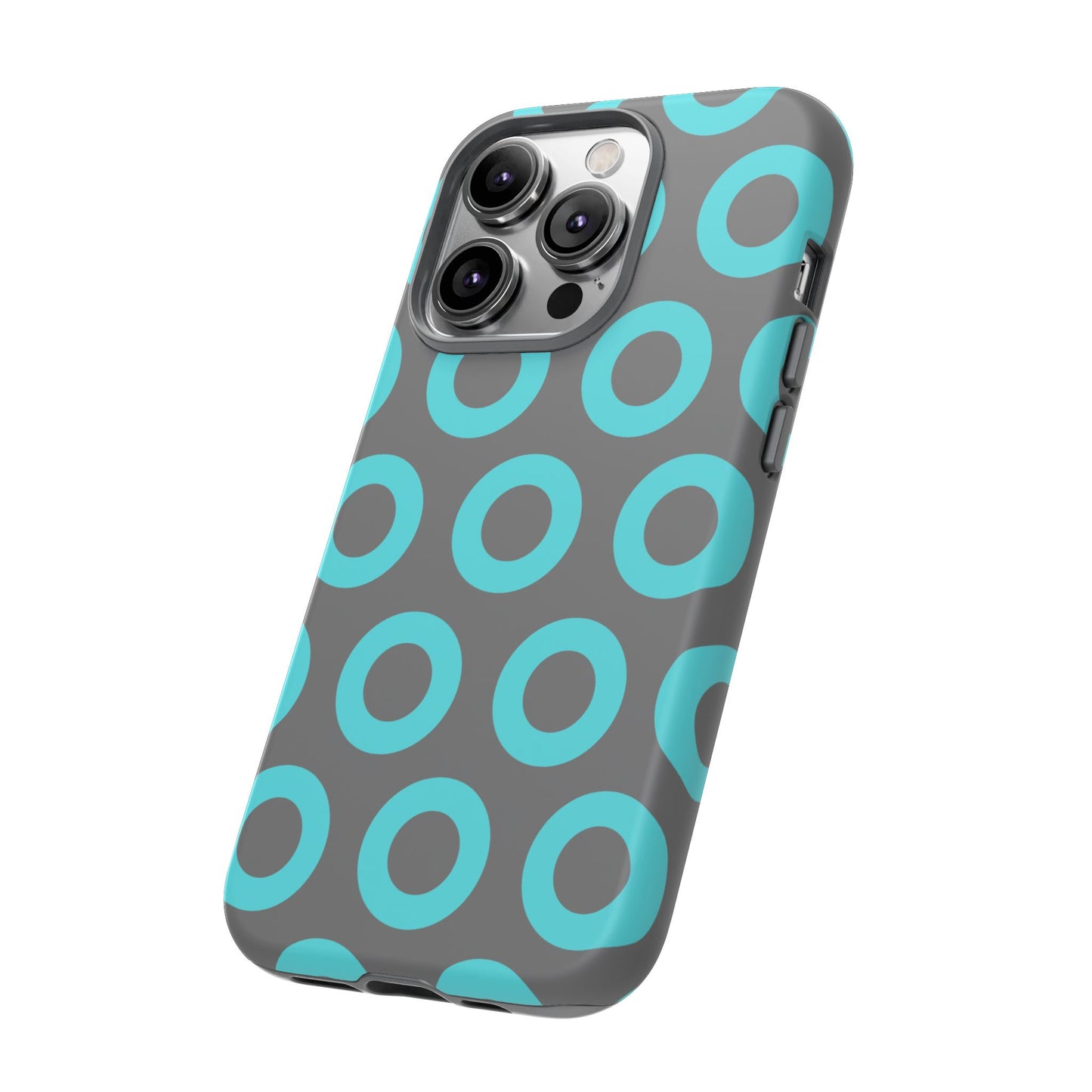 Fishman Donut Phone Case | Turquoise/Gray | | iPhone, Google, Samsung |