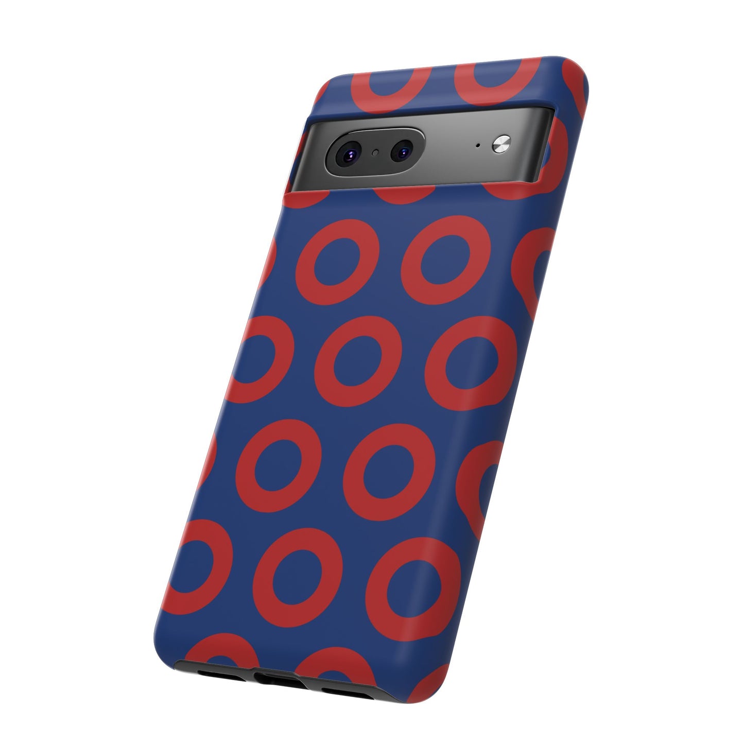 Fishman Donut Phone Case | Red/Blue | iPhone, Google, Samsung