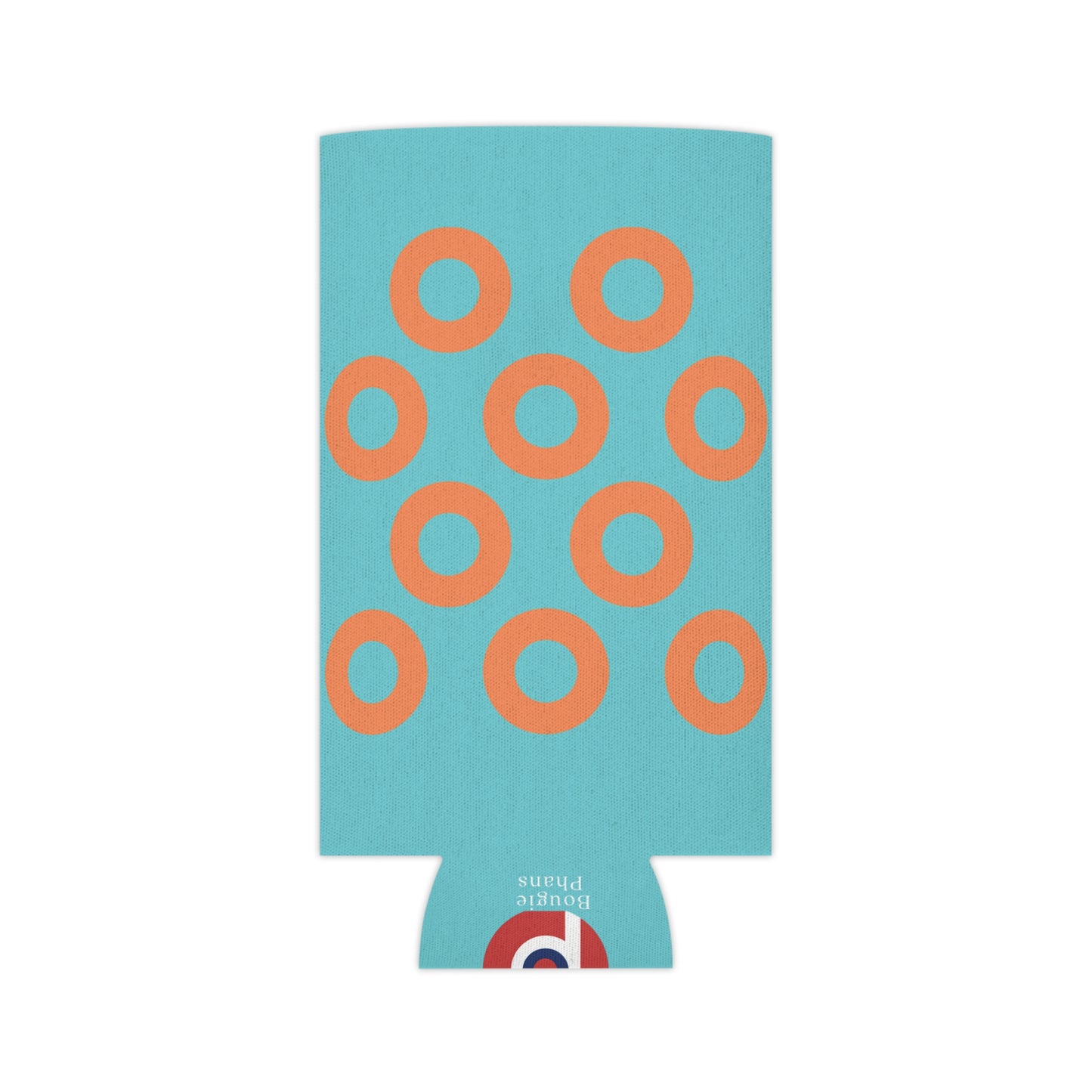 Phish Donut Koozie | Turquoise /Orange | Can Cooler Sleeve