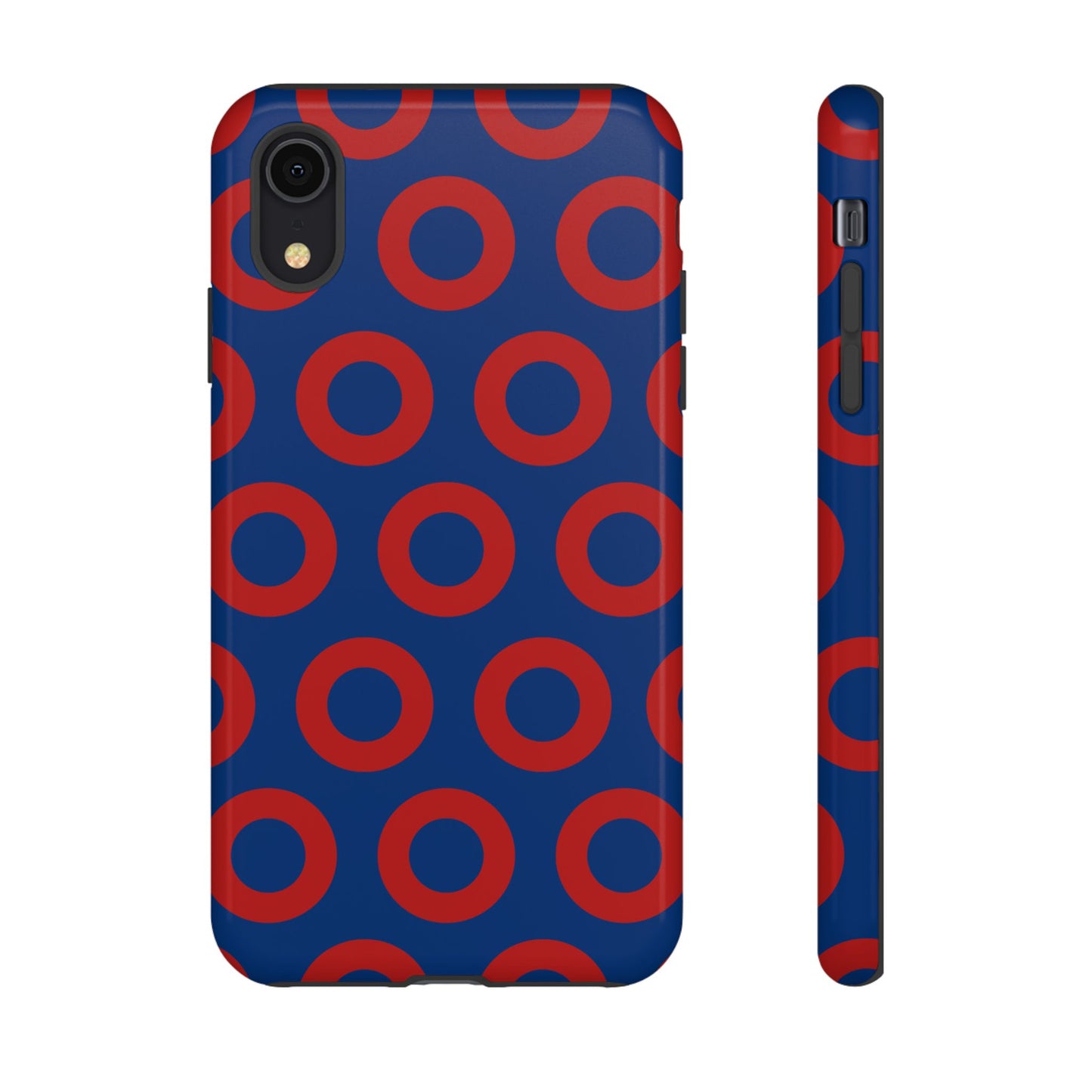 Fishman Donut Phone Case | Red/Blue | iPhone, Google, Samsung