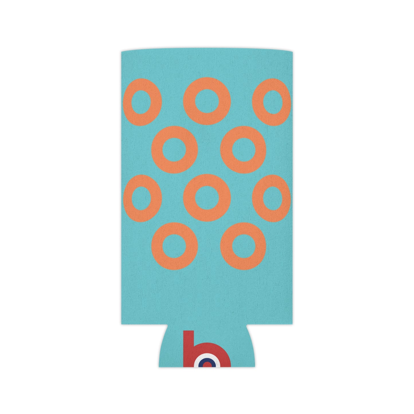 Phish Donut Koozie | Turquoise /Orange | Can Cooler Sleeve