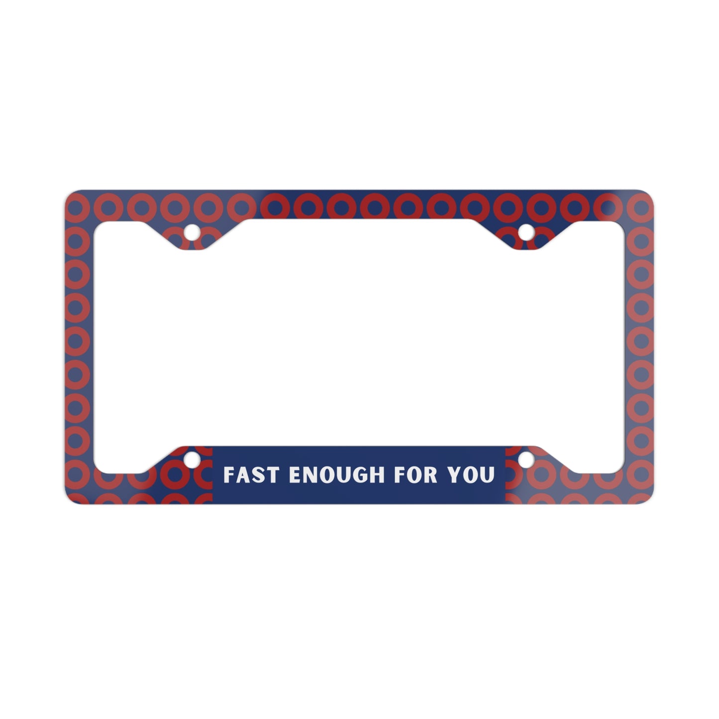 Phish License Plate Metal Frame | Fast Enough For You | Fishman Donuts