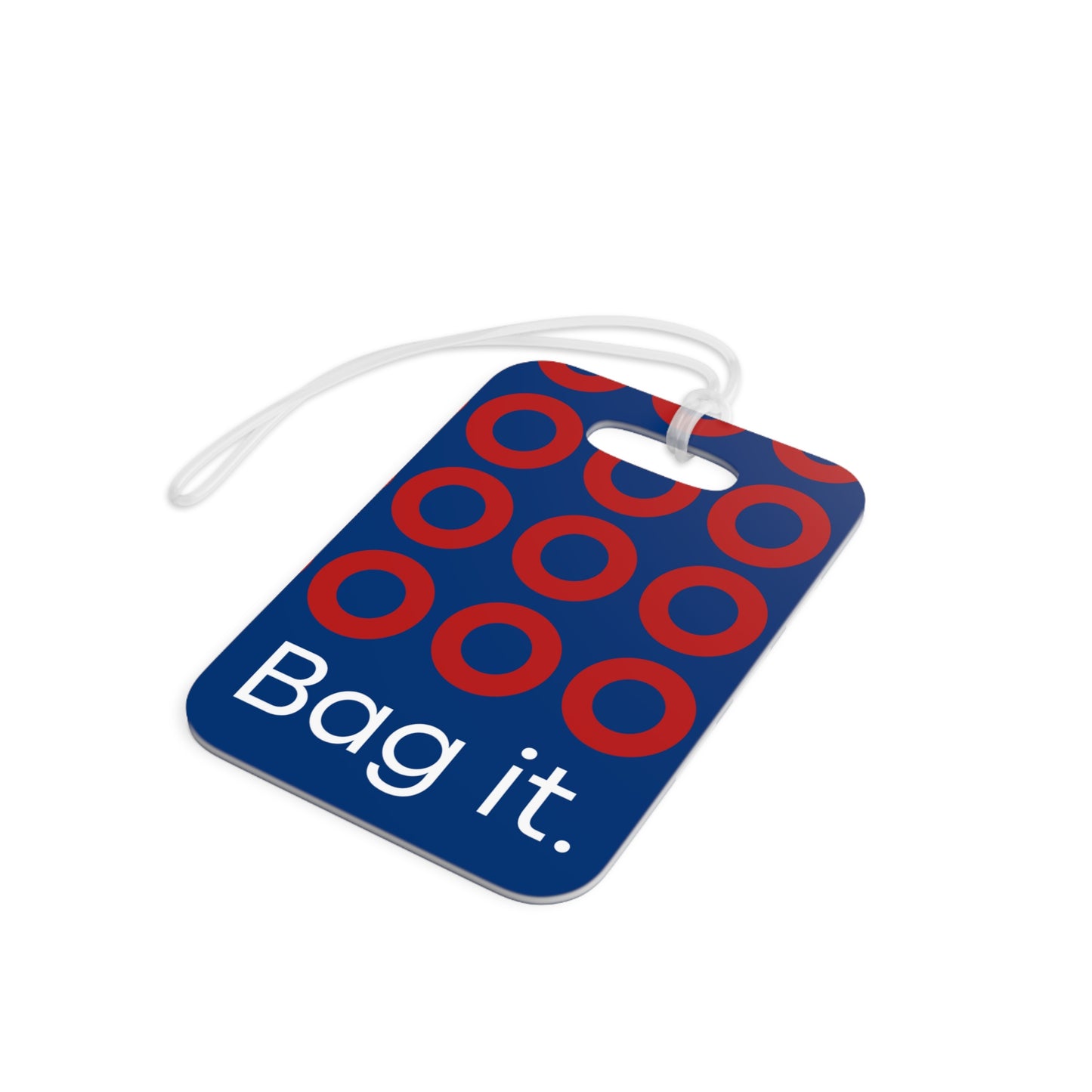 Personalized Fishman Donut Luggage Tags | Bag it, Tag It | 2 shapes available