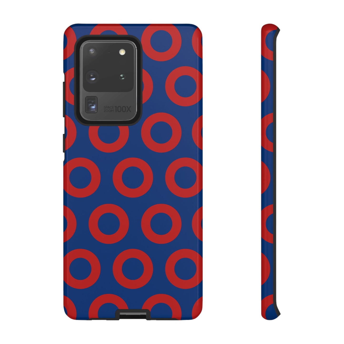 Fishman Donut Phone Case | Red/Blue | iPhone, Google, Samsung