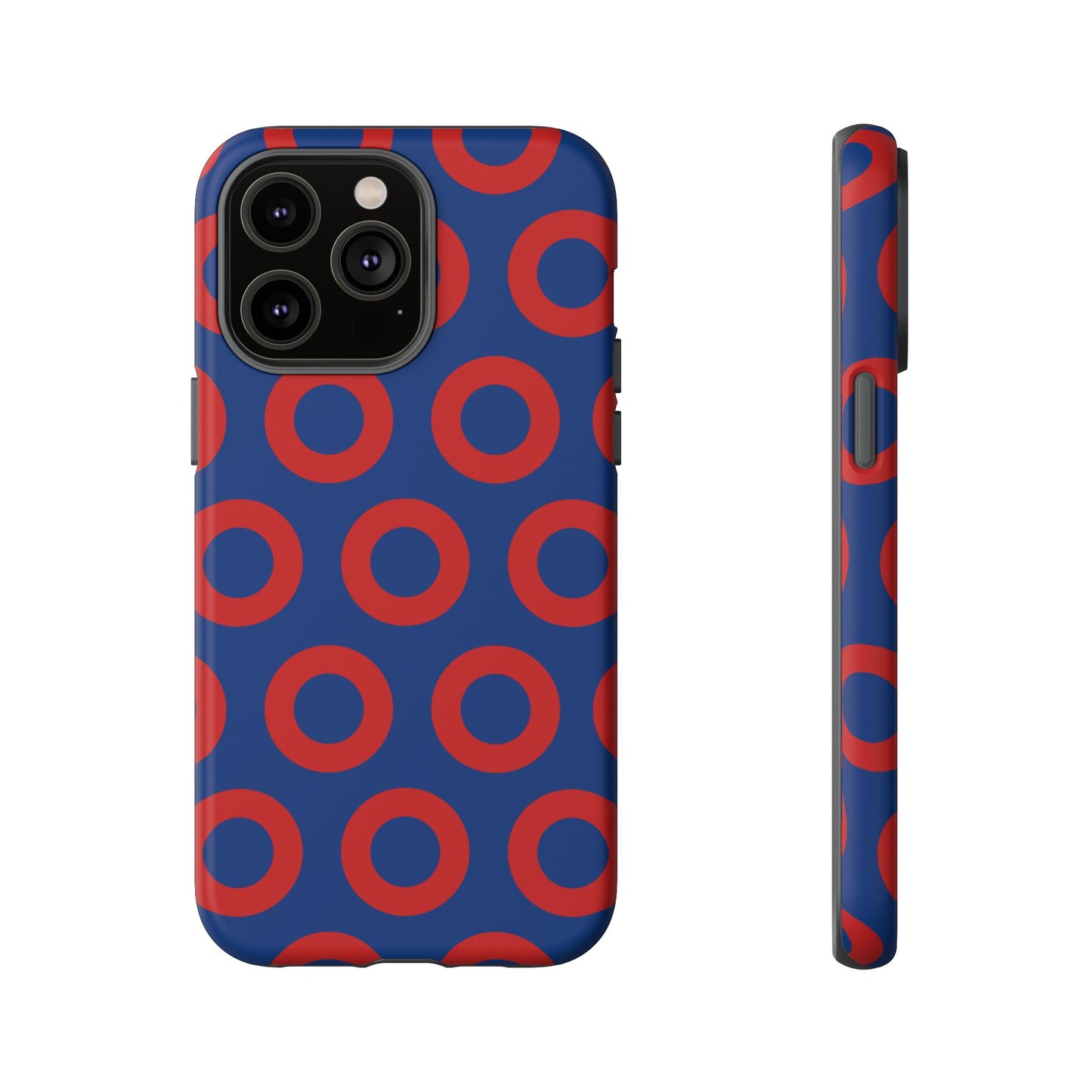 Fishman Donut Phone Case | Red/Blue | iPhone, Google, Samsung