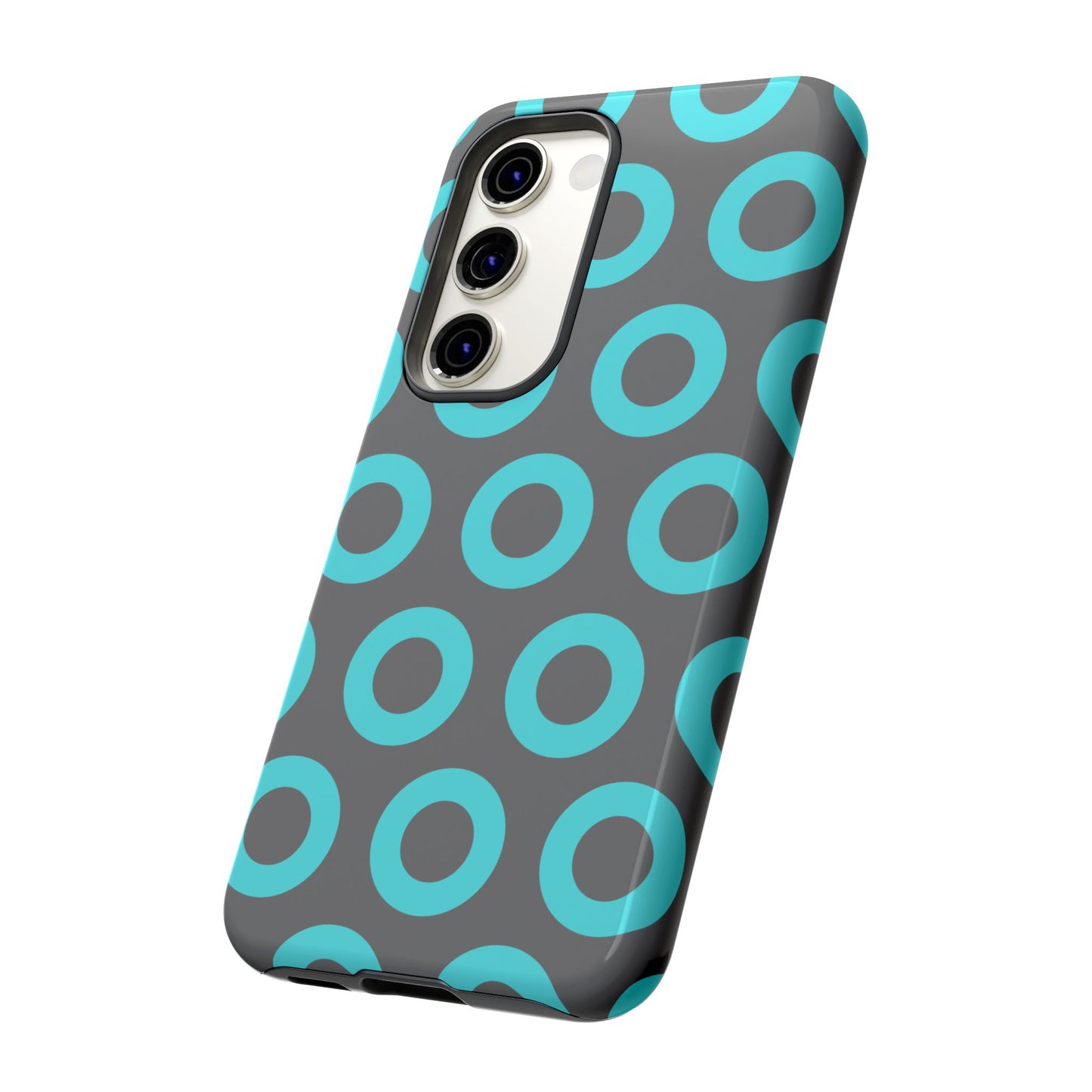 Fishman Donut Phone Case | Turquoise/Gray | | iPhone, Google, Samsung |