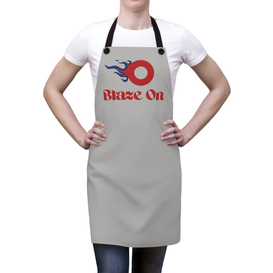 Fishman Flaming Donut Chef's Apron | Blaze On | BBQ, Cookout, Dinner & A Movie