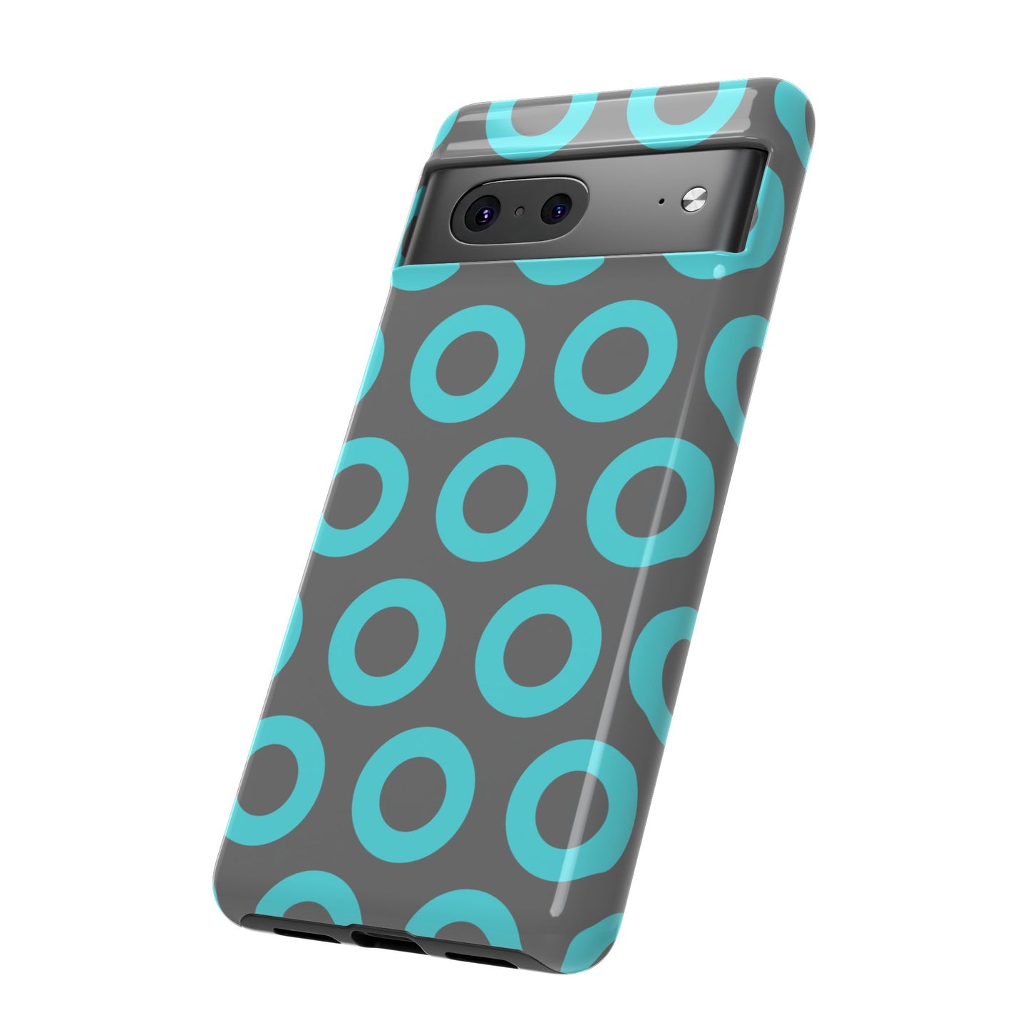 Fishman Donut Phone Case | Turquoise/Gray | | iPhone, Google, Samsung |