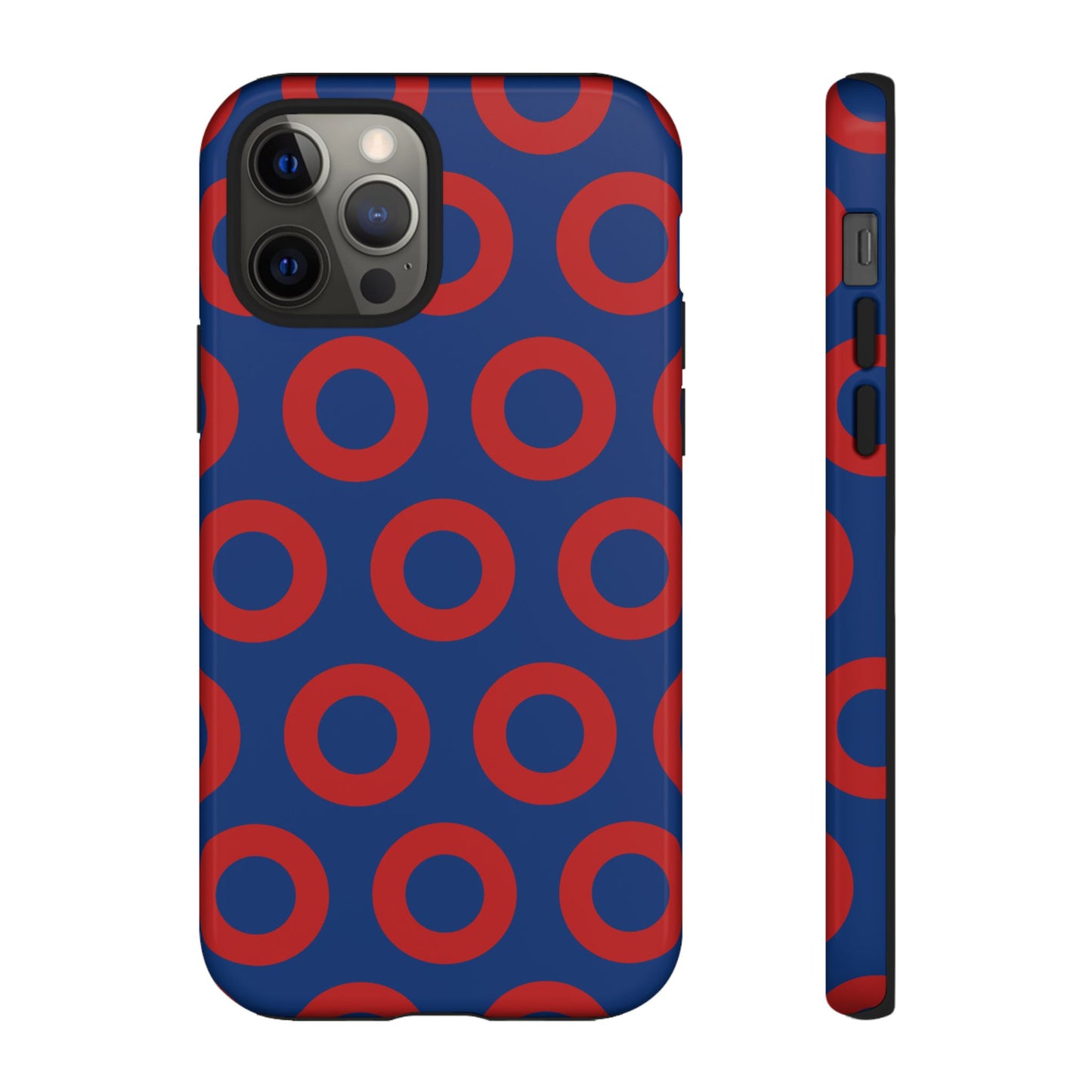 Fishman Donut Phone Case | Red/Blue | iPhone, Google, Samsung