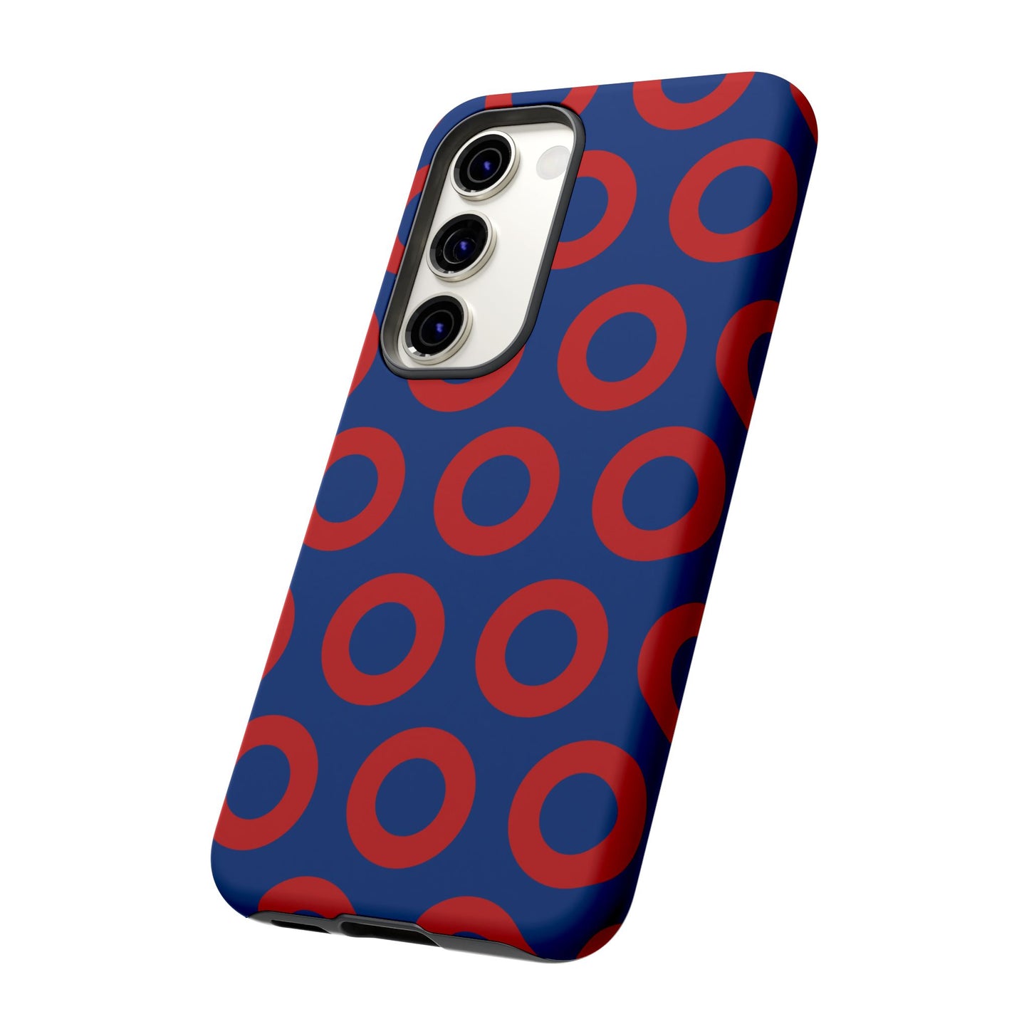 Fishman Donut Phone Case | Red/Blue | iPhone, Google, Samsung