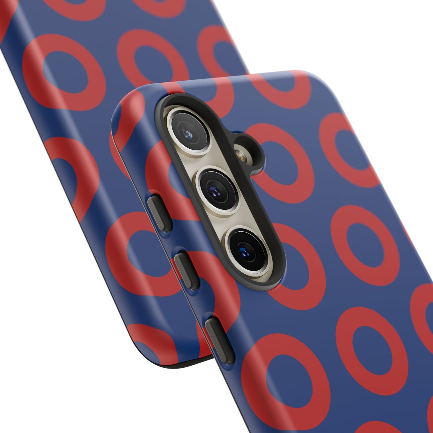 Fishman Donut Phone Case | Red/Blue | iPhone, Google, Samsung