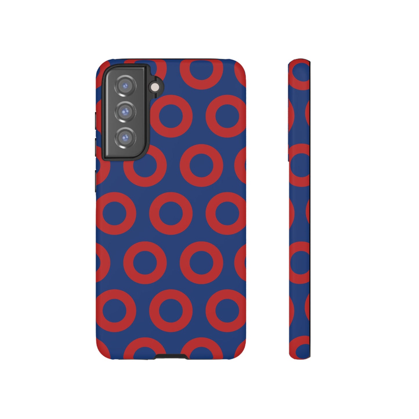 Fishman Donut Phone Case | Red/Blue | iPhone, Google, Samsung