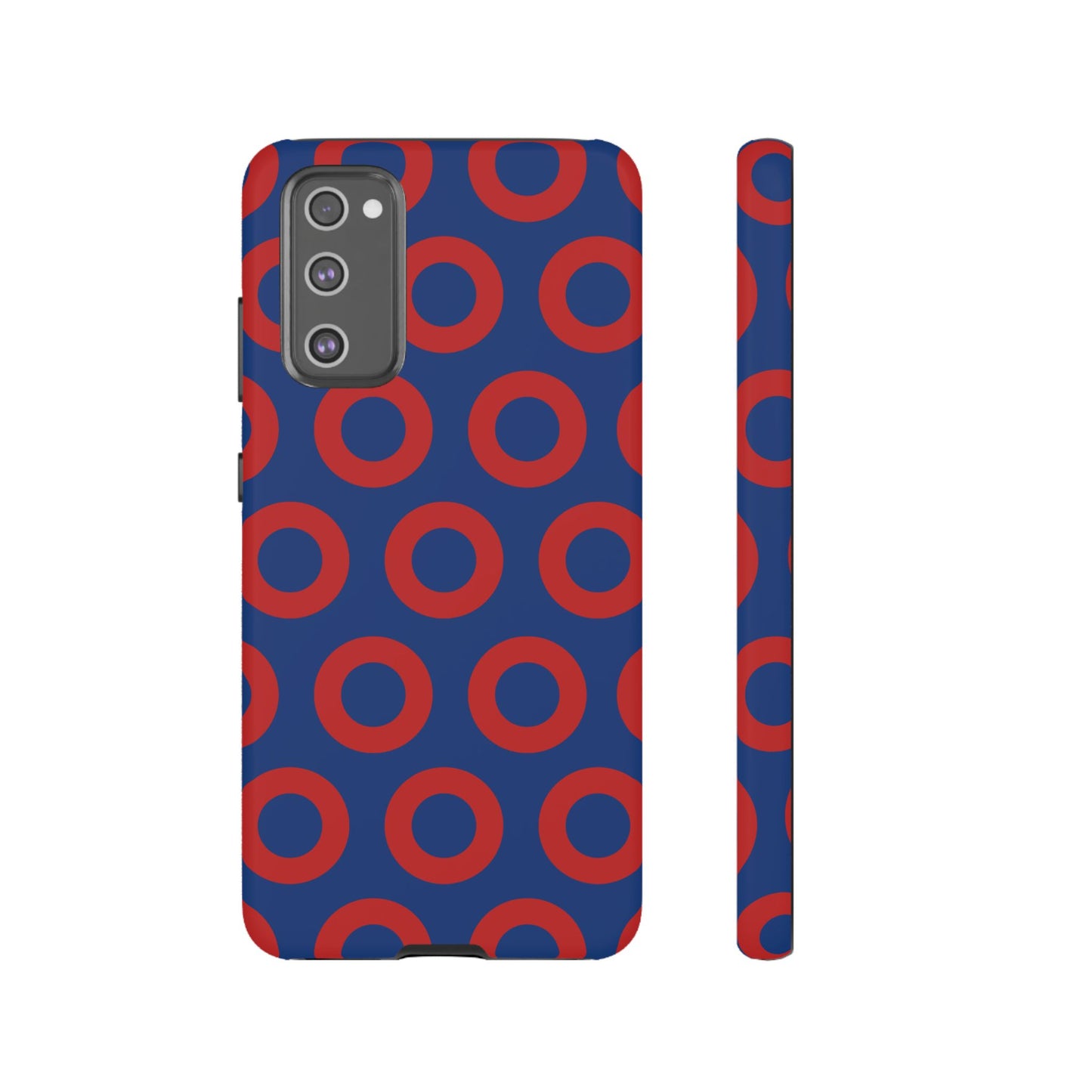 Fishman Donut Phone Case | Red/Blue | iPhone, Google, Samsung