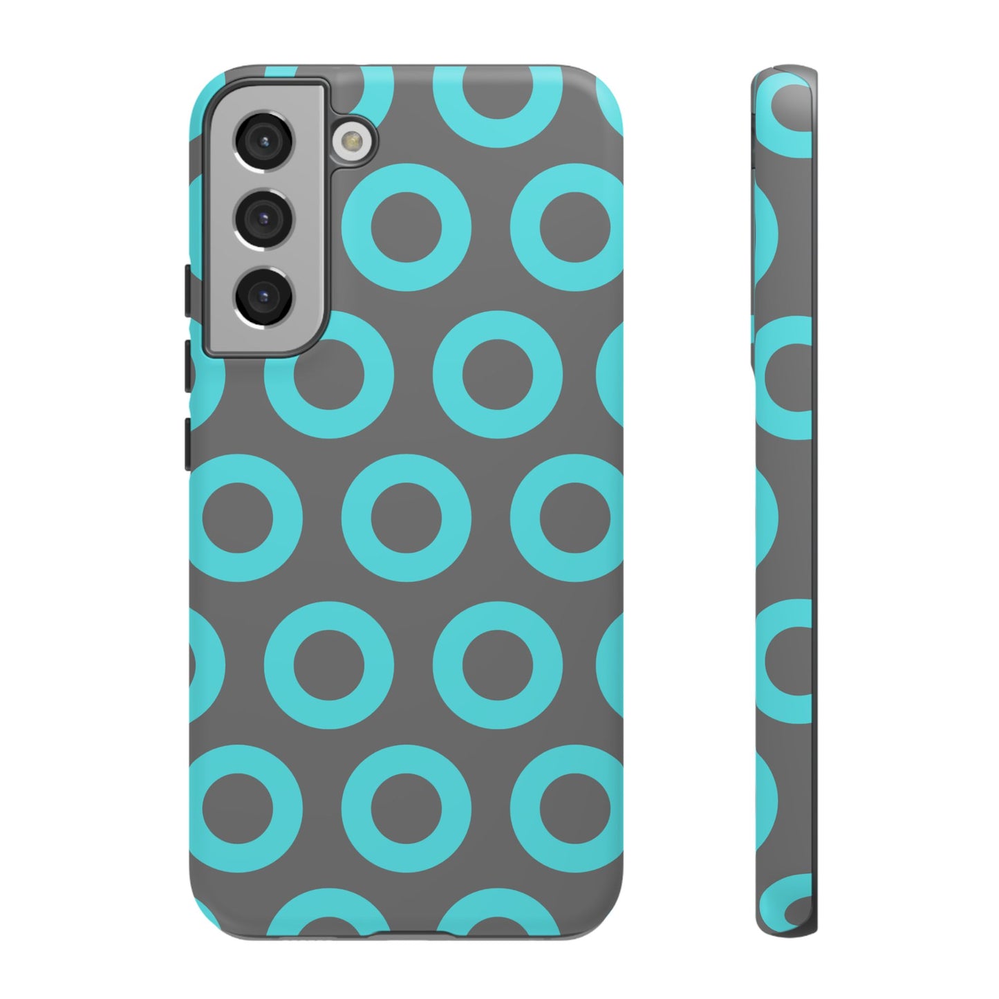 Fishman Donut Phone Case | Turquoise/Gray | | iPhone, Google, Samsung |