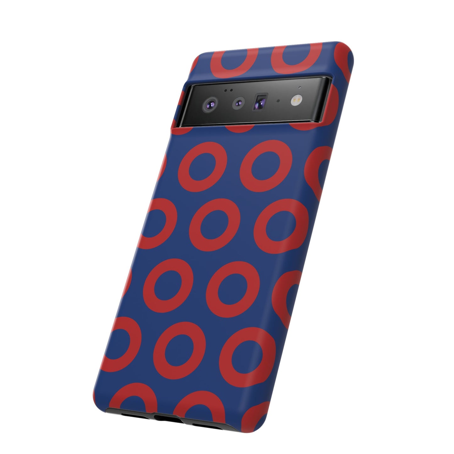 Fishman Donut Phone Case | Red/Blue | iPhone, Google, Samsung