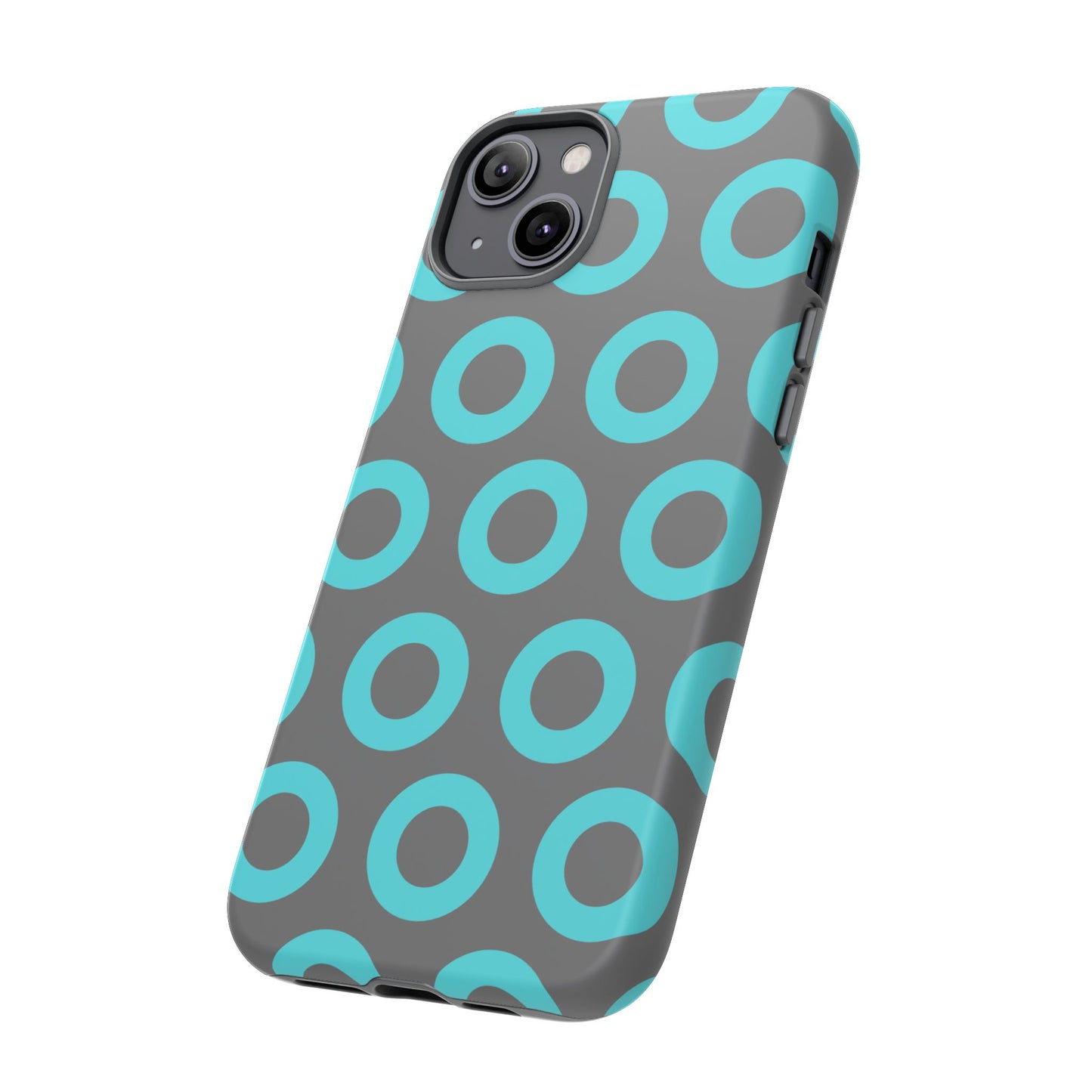 Fishman Donut Phone Case | Turquoise/Gray | | iPhone, Google, Samsung |