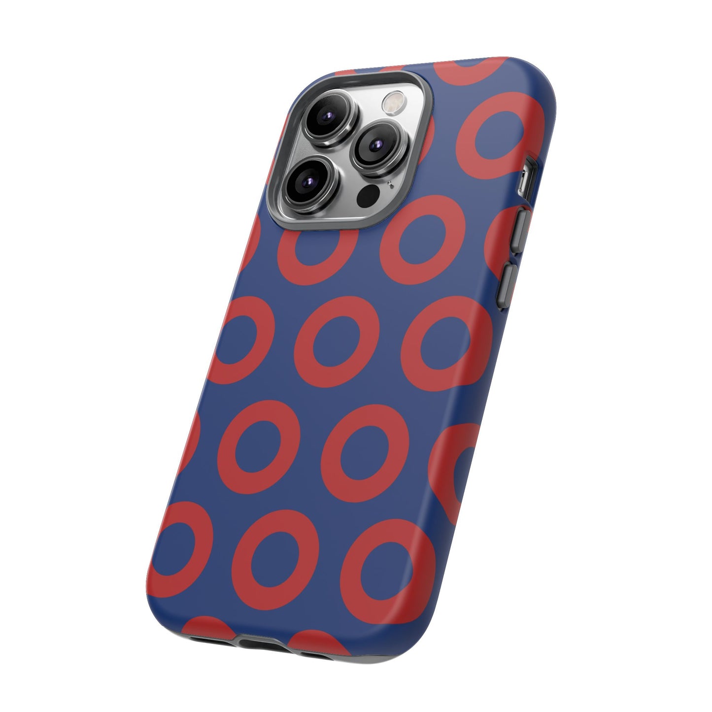 Fishman Donut Phone Case | Red/Blue | iPhone, Google, Samsung