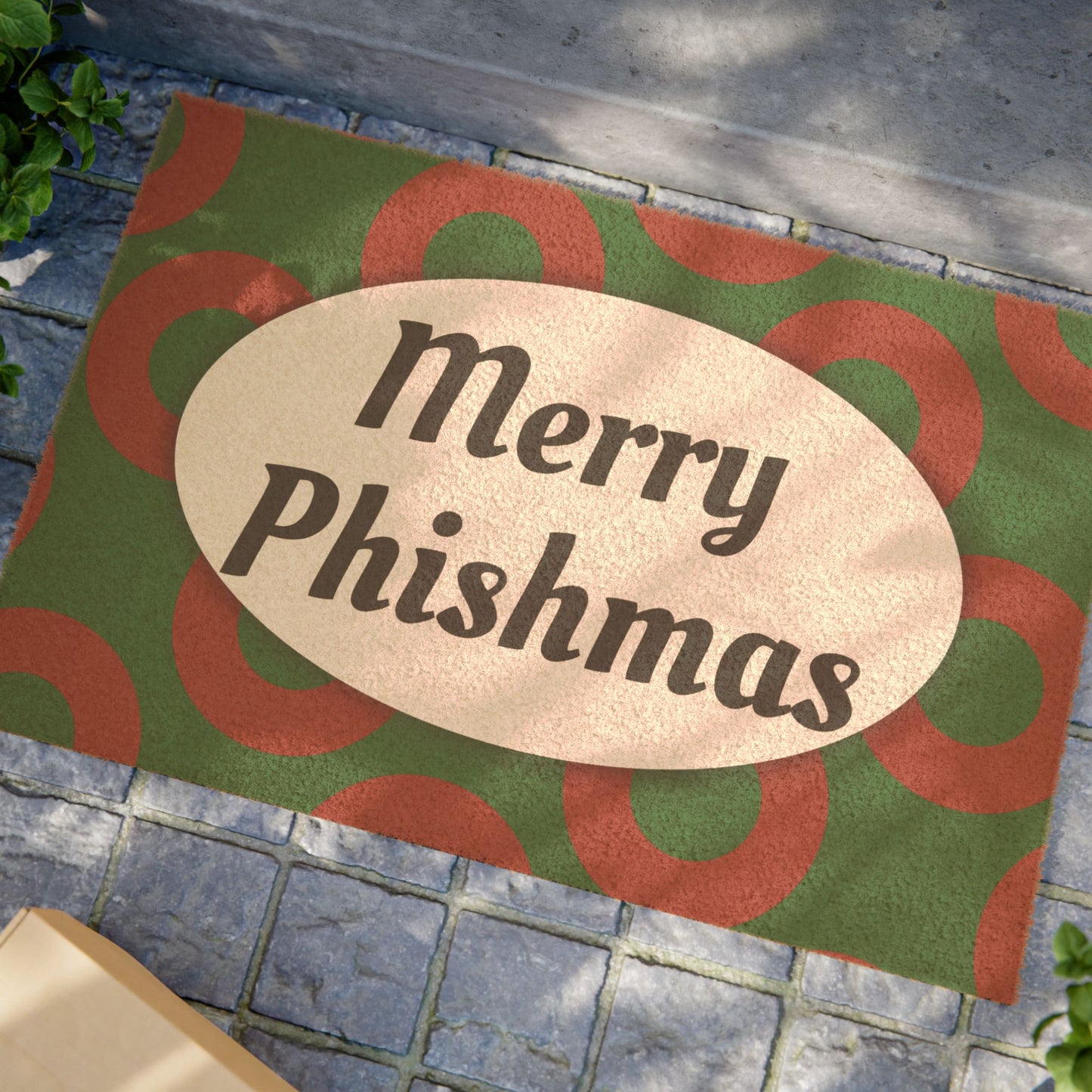 Phish Doormat | Merry Phishmas | Fishman Donut Welcome Mat