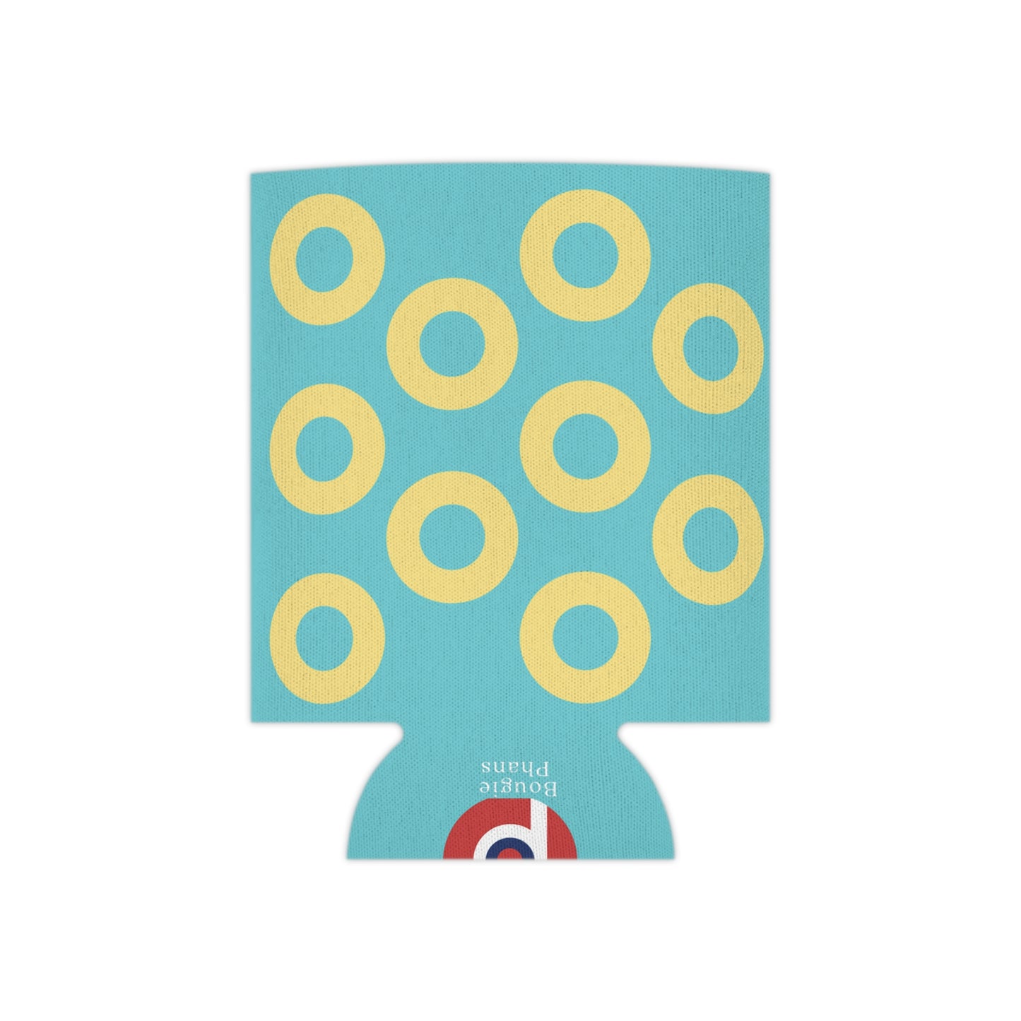 Phish Donut Koozie | Turquoise/ Yellow | Can Cooler Sleeve