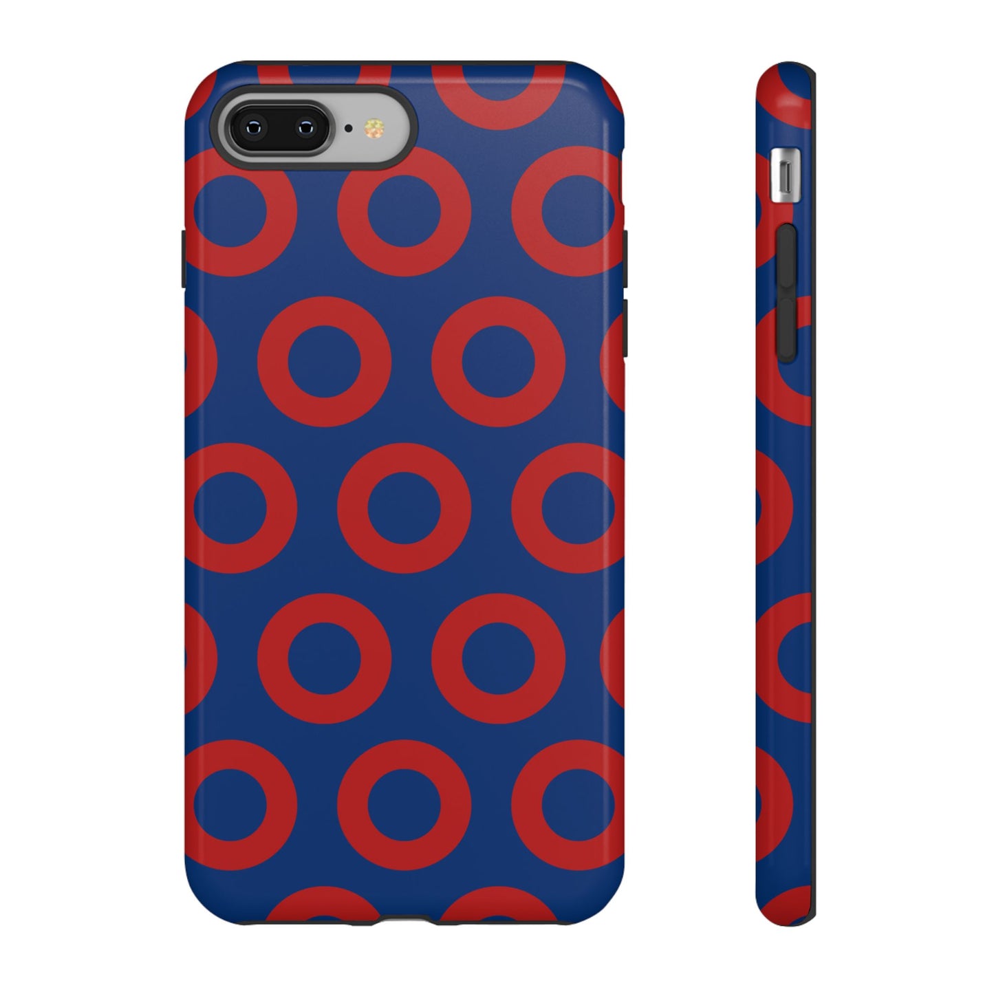 Fishman Donut Phone Case | Red/Blue | iPhone, Google, Samsung