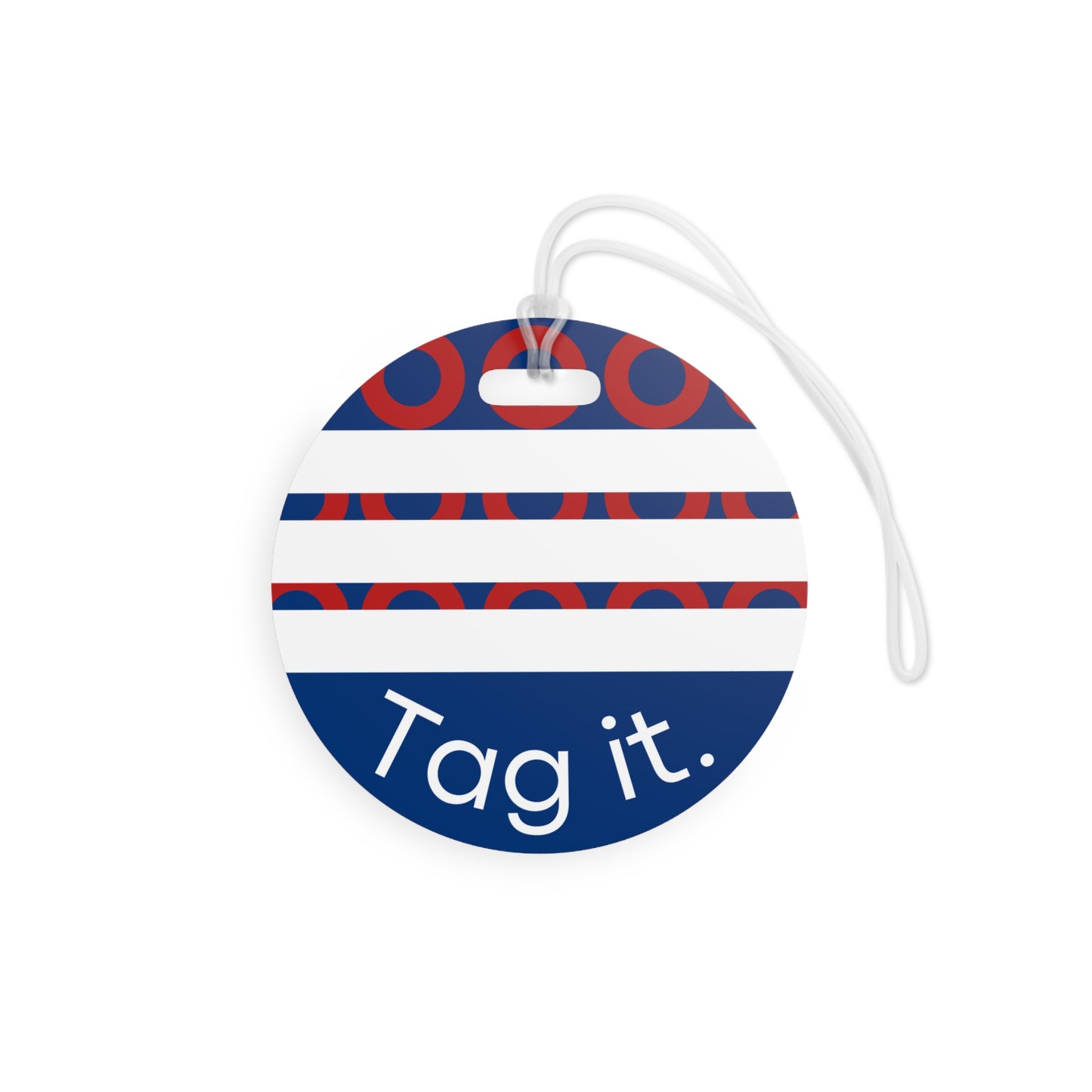 Personalized Fishman Donut Luggage Tags | Bag it, Tag It | 2 shapes available