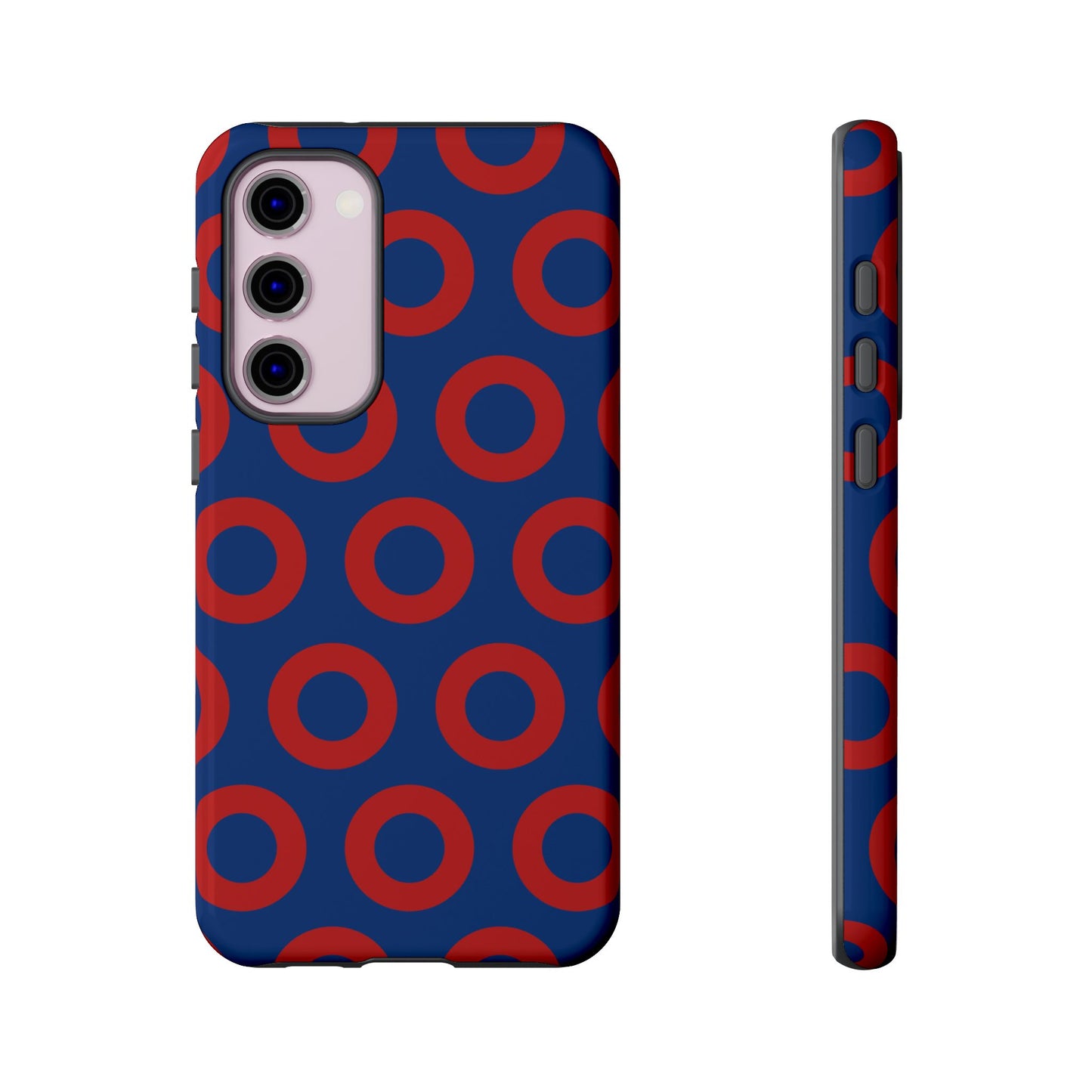 Fishman Donut Phone Case | Red/Blue | iPhone, Google, Samsung