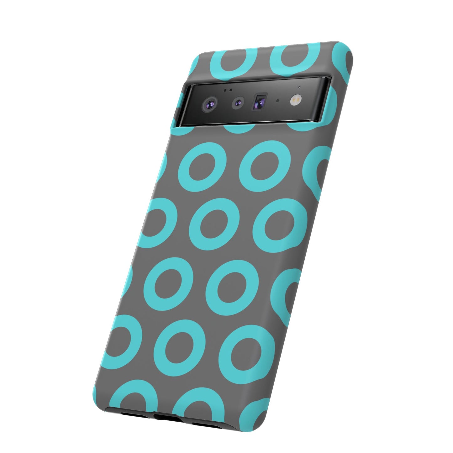 Fishman Donut Phone Case | Turquoise/Gray | | iPhone, Google, Samsung |