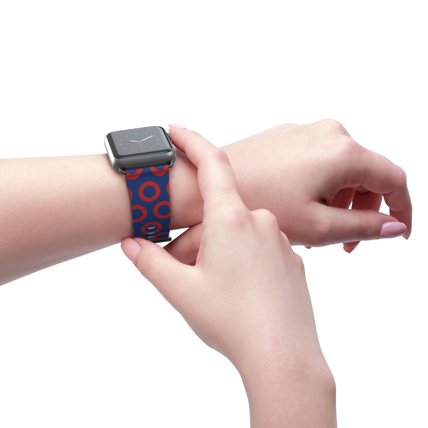 Fishman Donut Apple Watch Band | Red/Blue | 2 lengths available